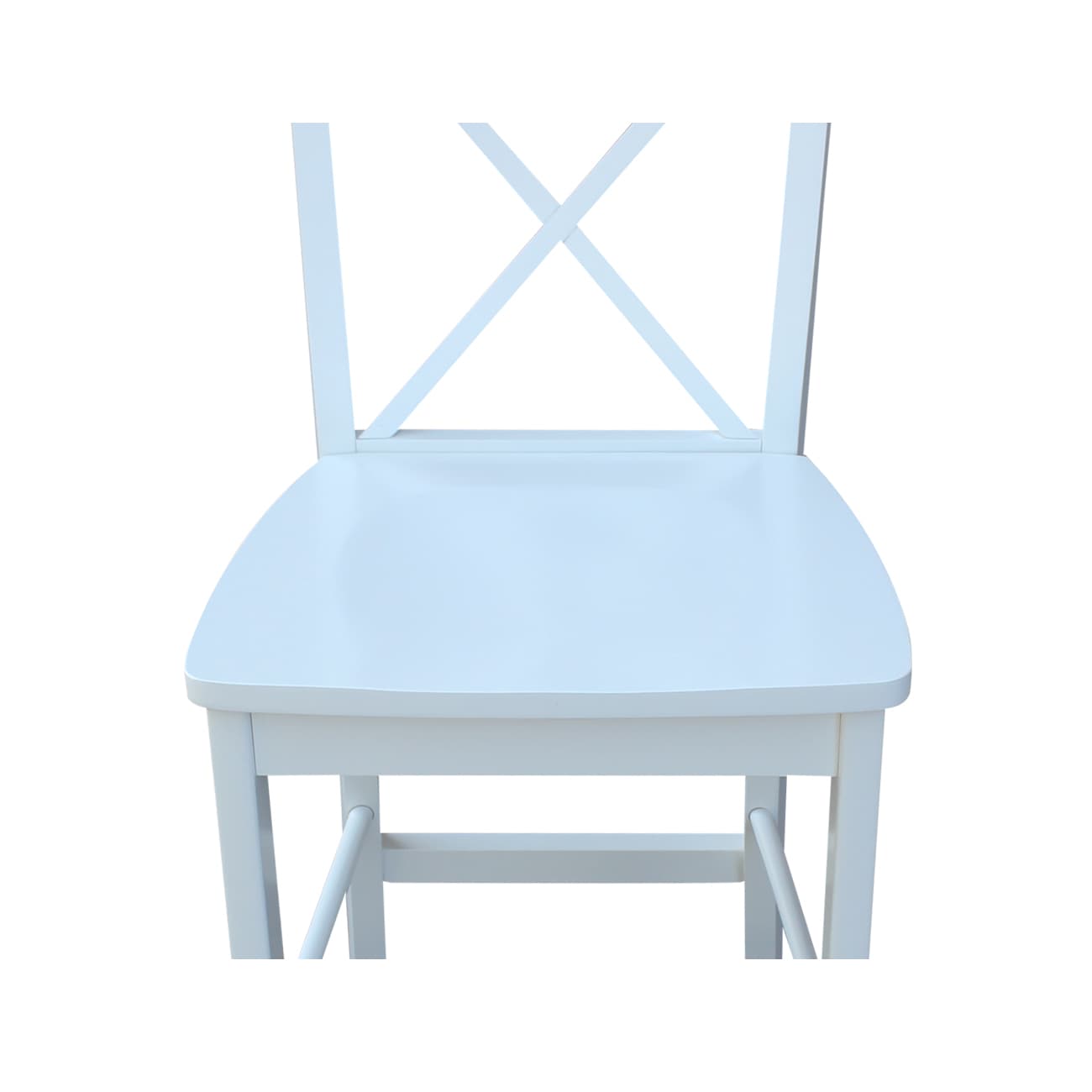 White x best sale back bar stool