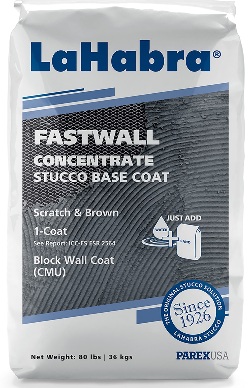 LaHabra 2501 LH FASTWALL CONCENTRATE 80 Pound(s) Stucco mix