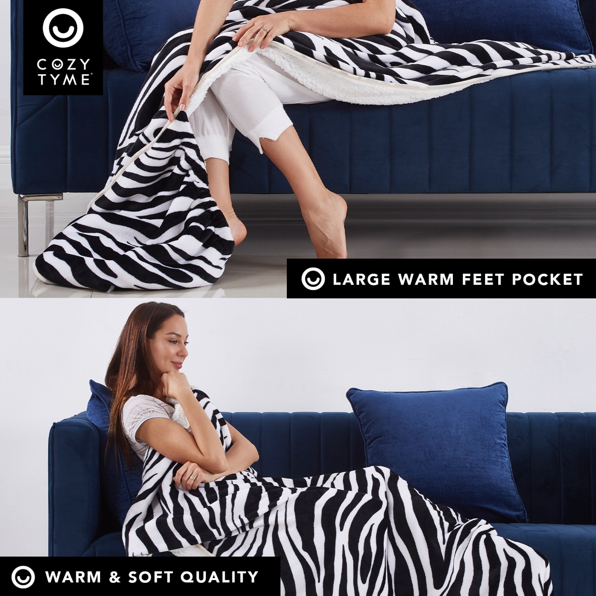 Cozy Tyme B188-20ZB-LS Blankets-And-Throws - View #5