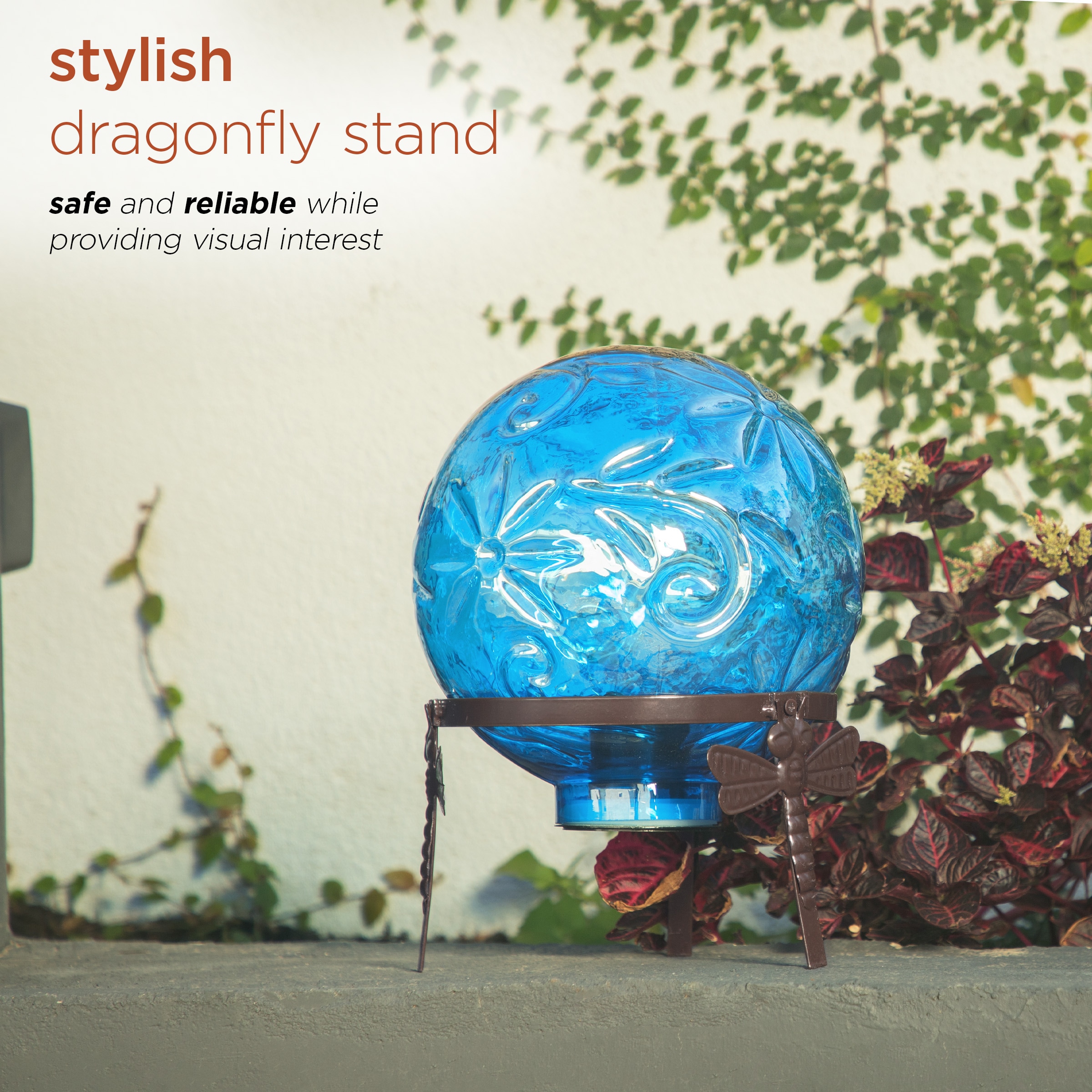 Alpine Corporation HGY112A-BL Gazing-Ball-Stand - View #5
