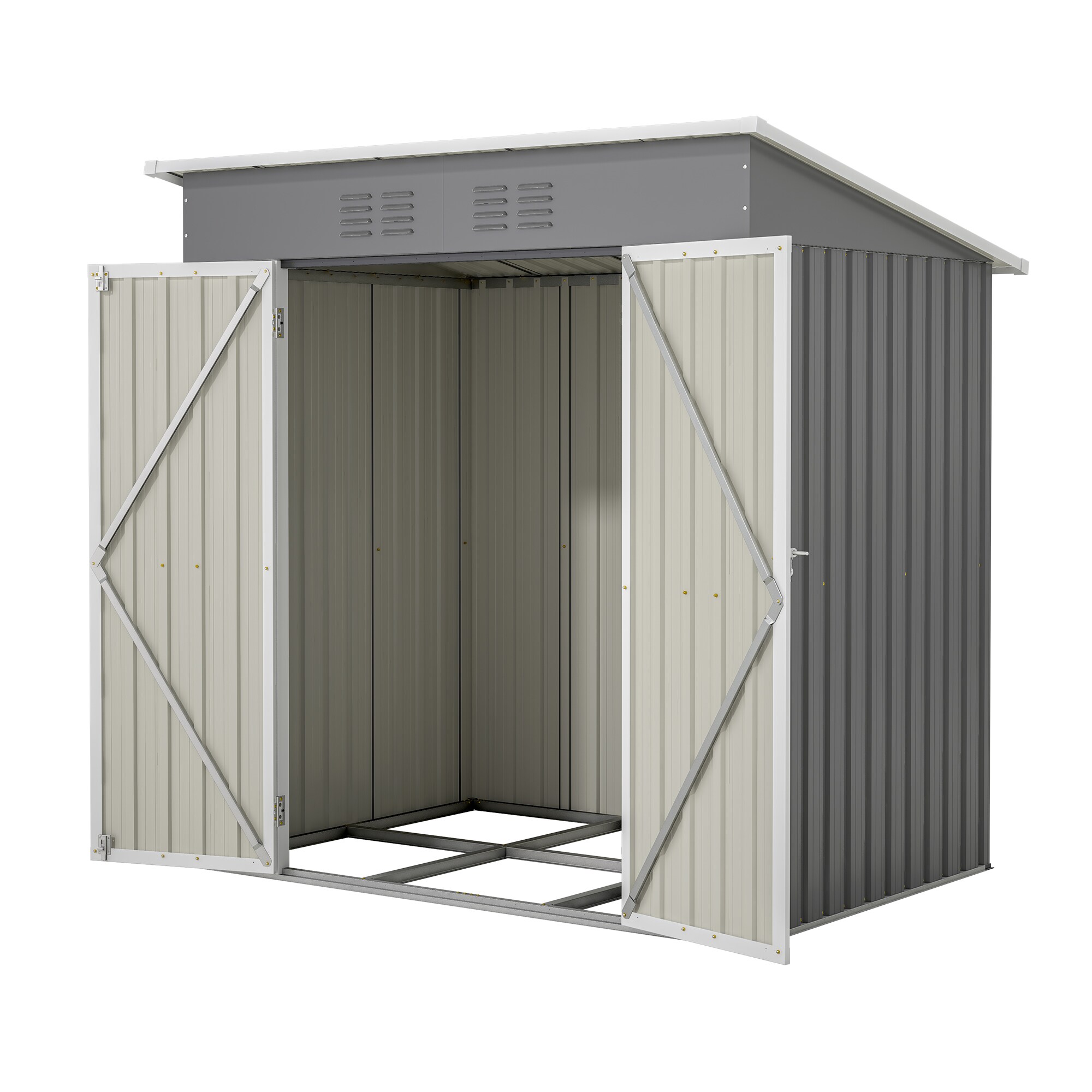 Wooakway FXLS0601-511B007 Metal-Storage-Buildings-Sheds - View #9