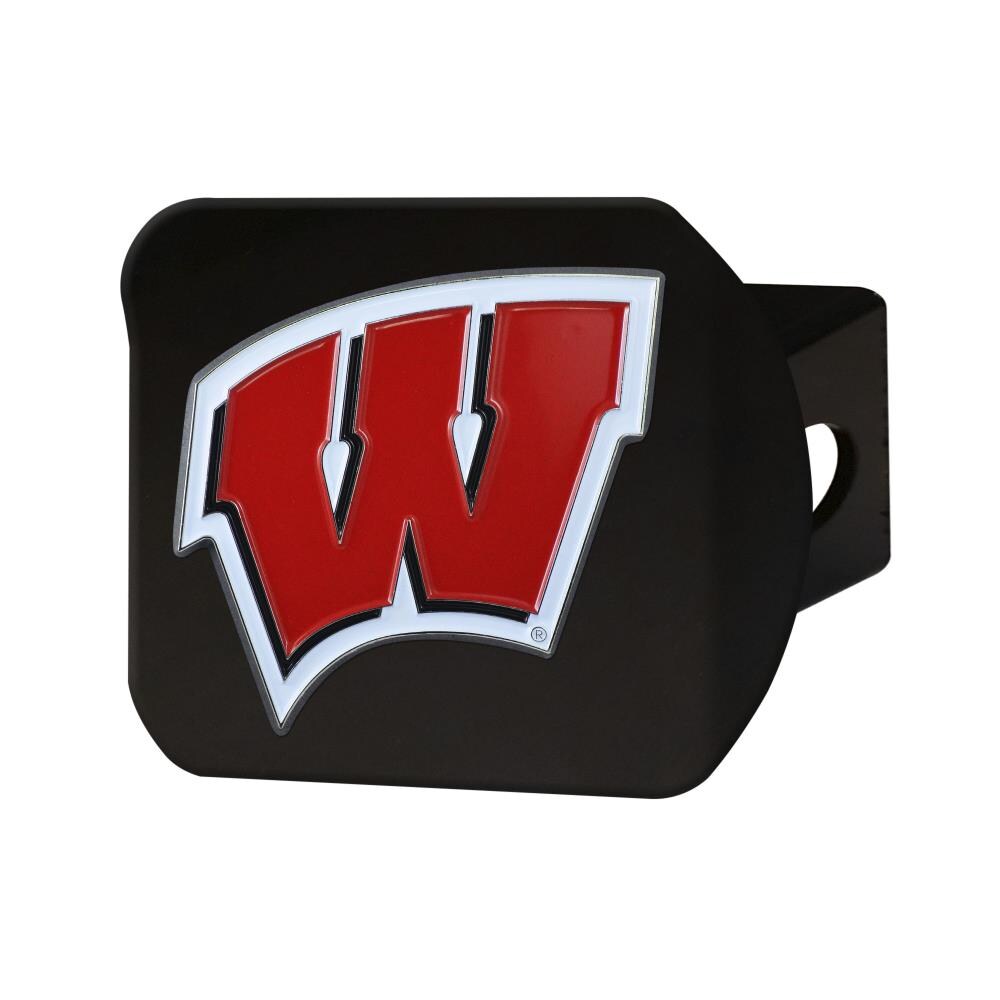 NCAA Wisconsin Badgers Car Trailer Hitch Cover 