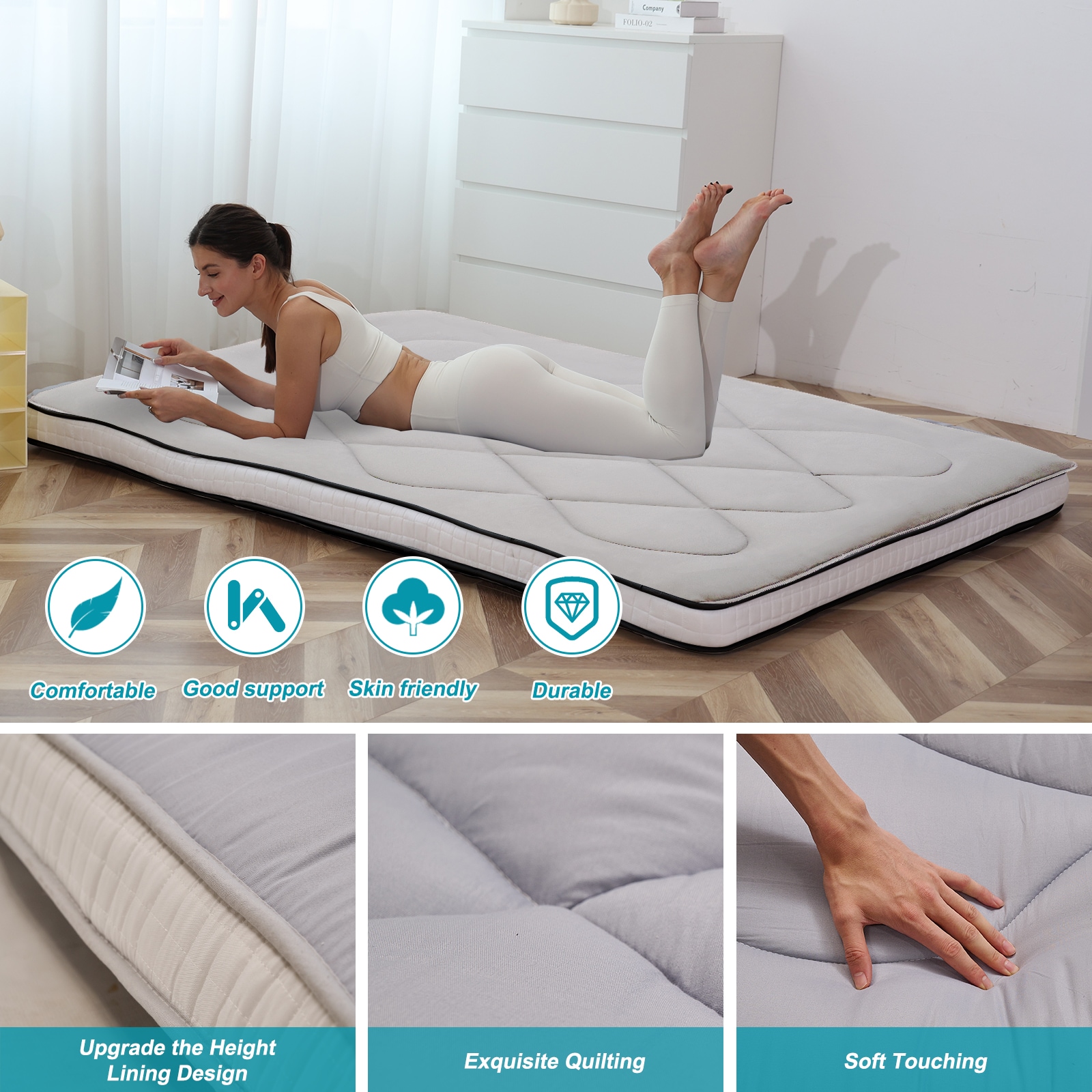 DOCRED I1327138-GY-F-LWS2 futons - View #3