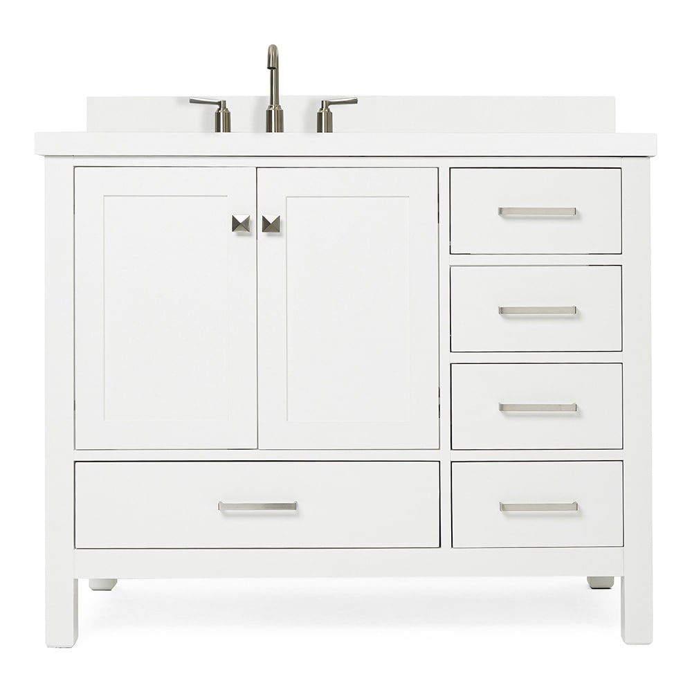 ARIEL A043SLWQOVOWHT Bath-Vanity-Combo - View #2