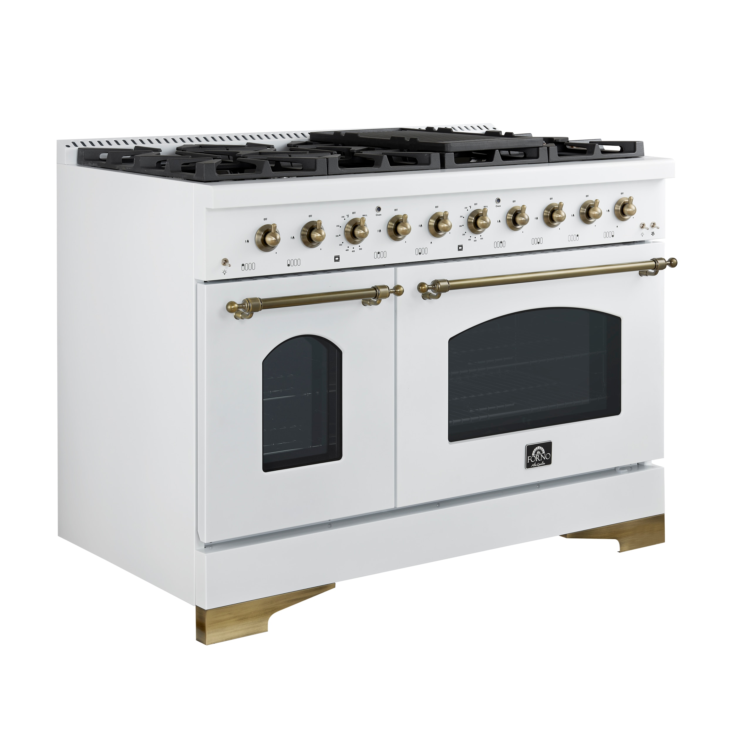 FORNO FFSGS6113-48WHT Double-Dual-Fuel-Ranges - View #3