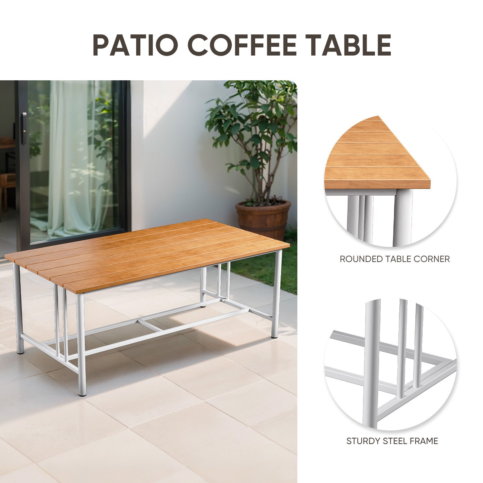 Rilyson FSACWH50-1 Patio-Tables - View #2