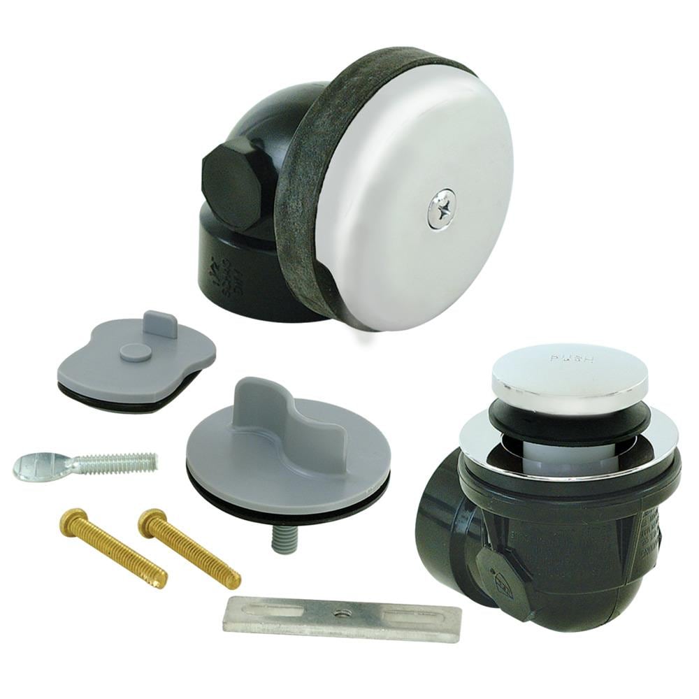 EASTMAN 35270 1-1/2-in Chrome Chrome Foot lock Drain with ABS