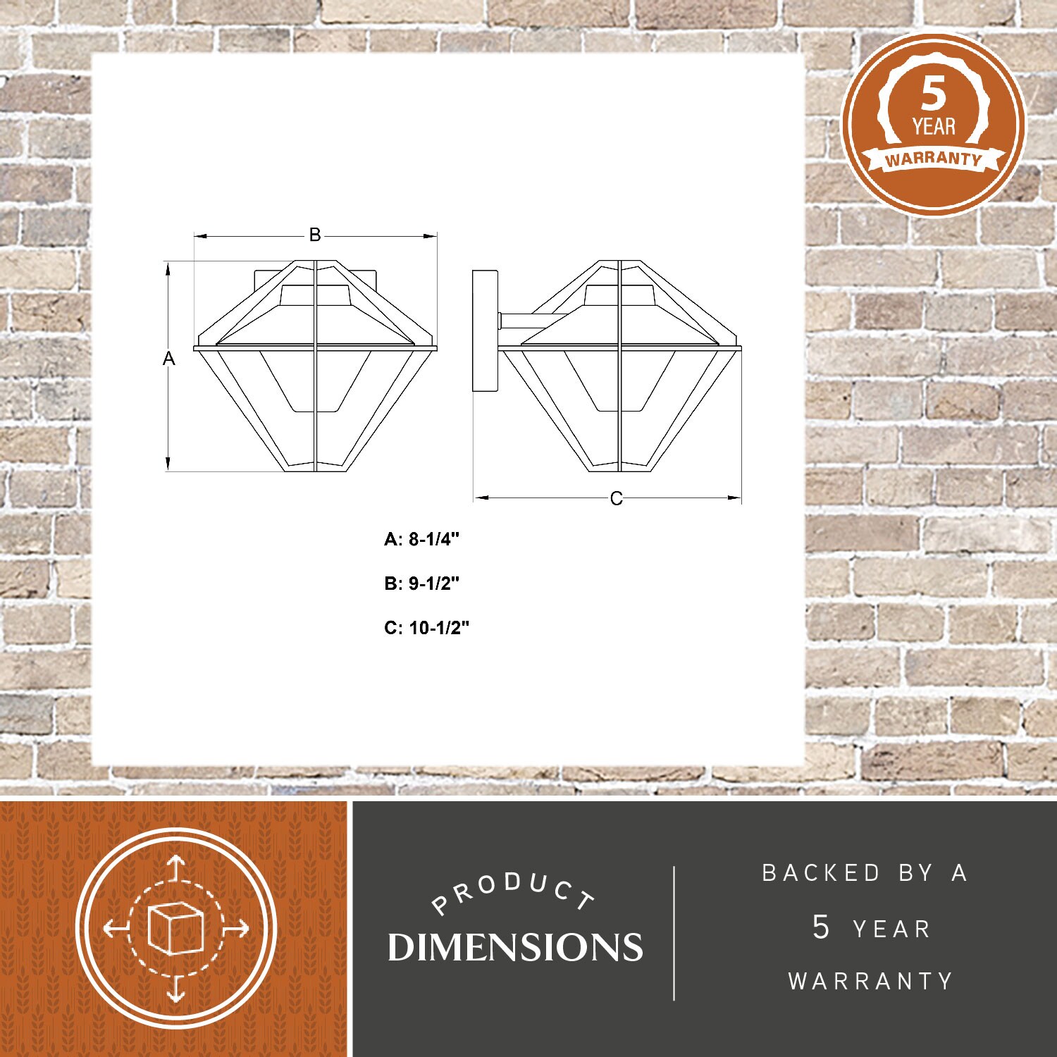 Cascadia T0746 Outdoor-Wall-Lighting - View #3