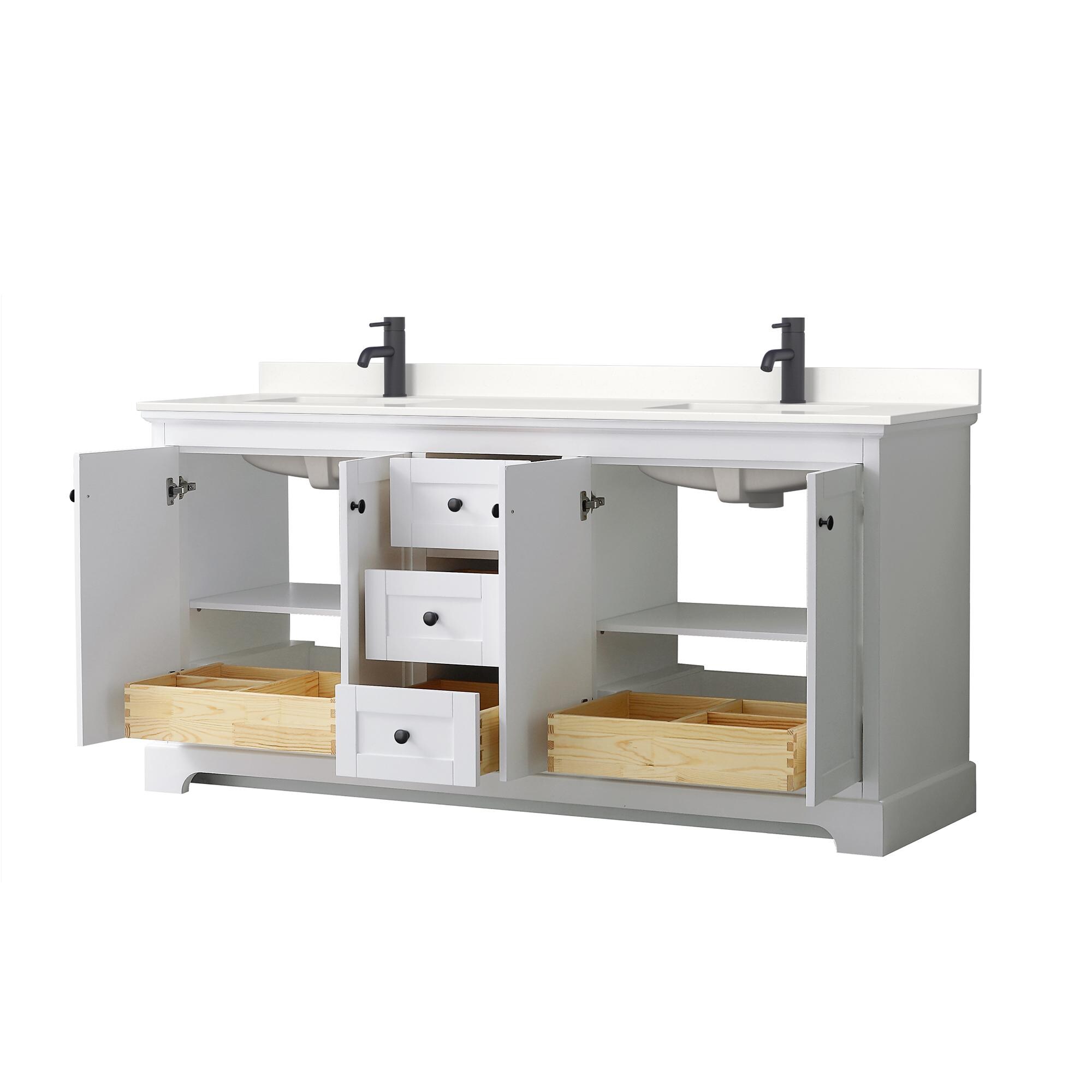 Wyndham Collection WCV232372DWBWQUNSMXX Bath-Vanity-Combo - View #3