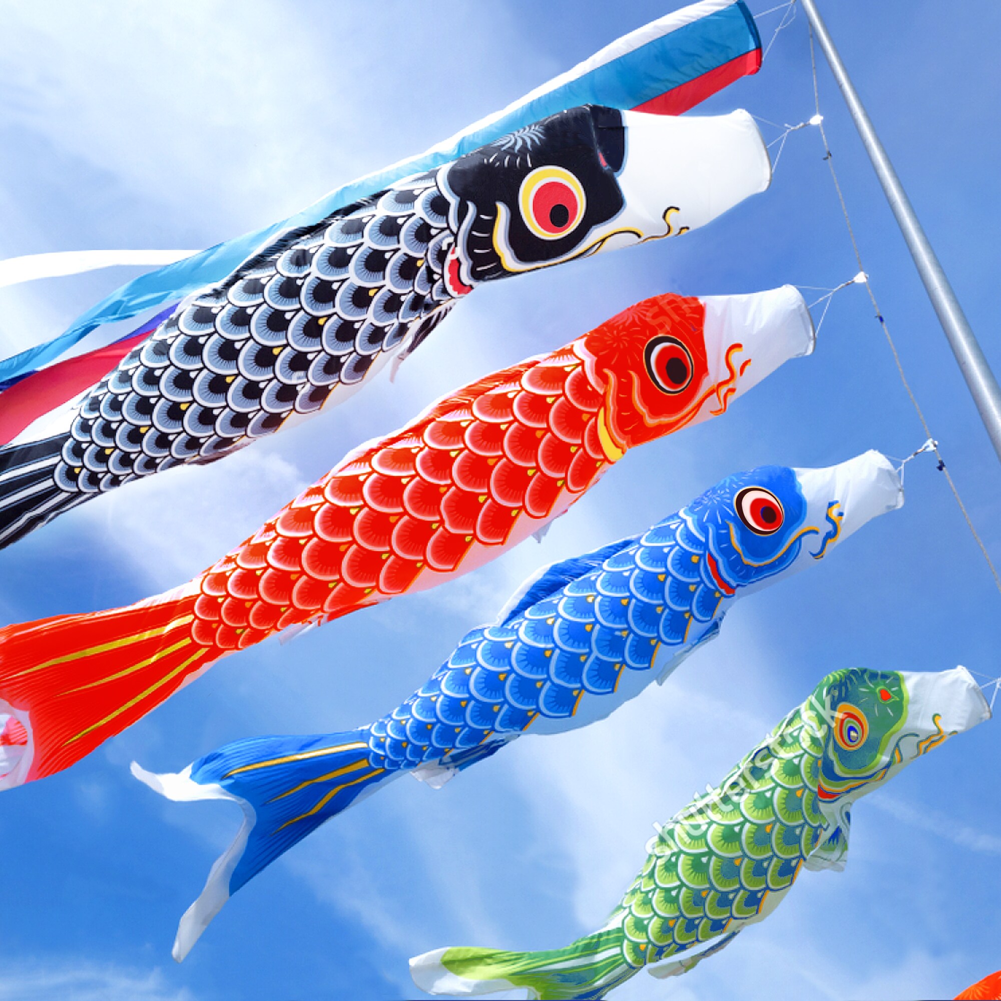 Anley A.WIND.KOIFISH.RED Decorative-Banner-Flags - View #3