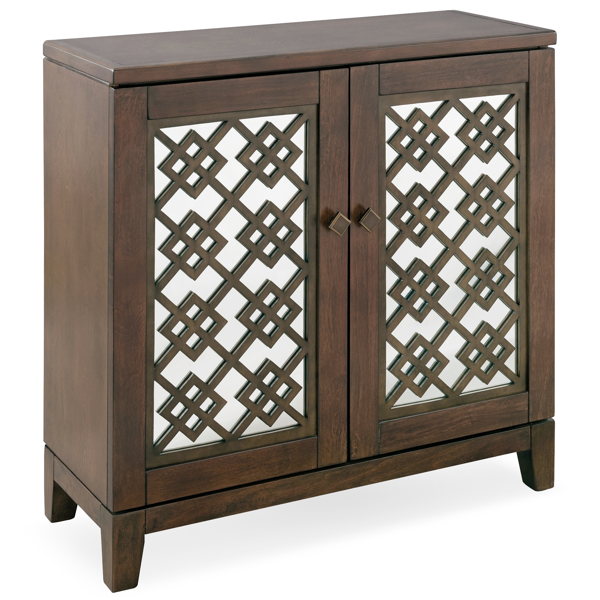 Leick Home 10083-WA Favorite Finds Modern Walnut Console table