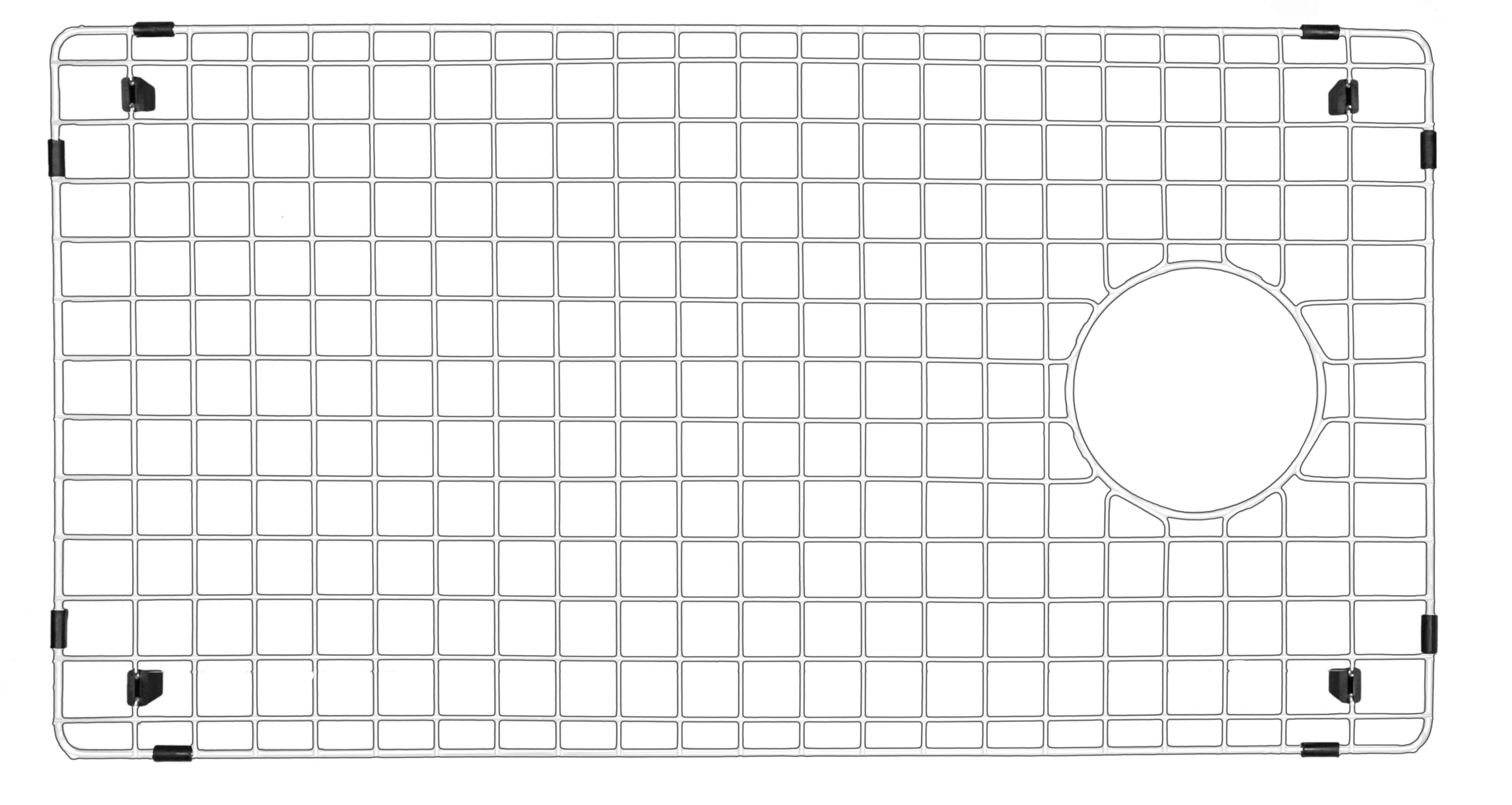 GRID - 32 stainless steel sink grid - center drain (GR-5S32)