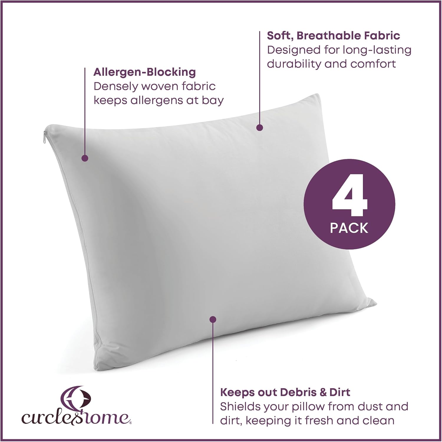Circles Home CH5797 Pillow-Protectors - View #2