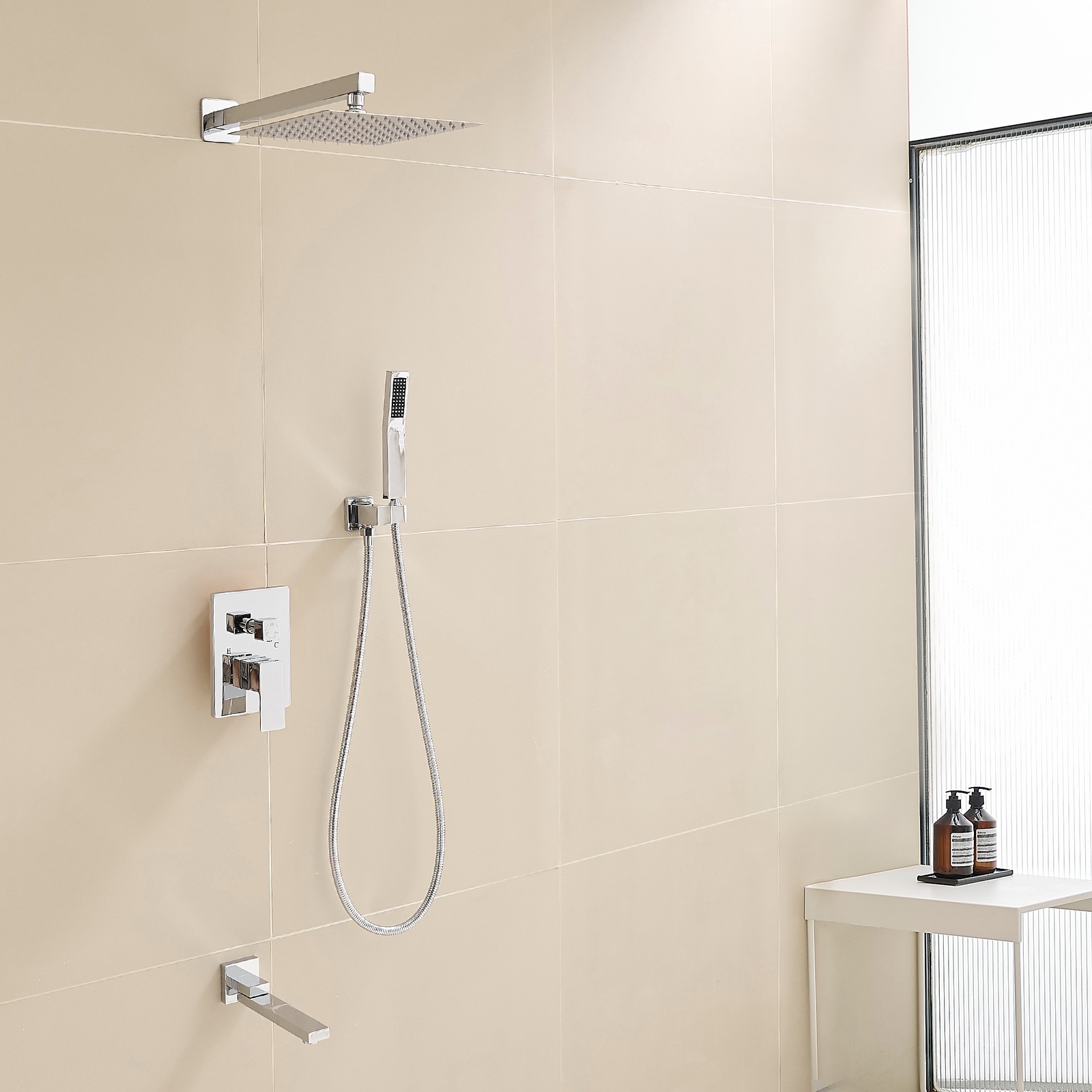 Tahanbath MT2-2P374326 Showerhead-Bar-Panels - View #6