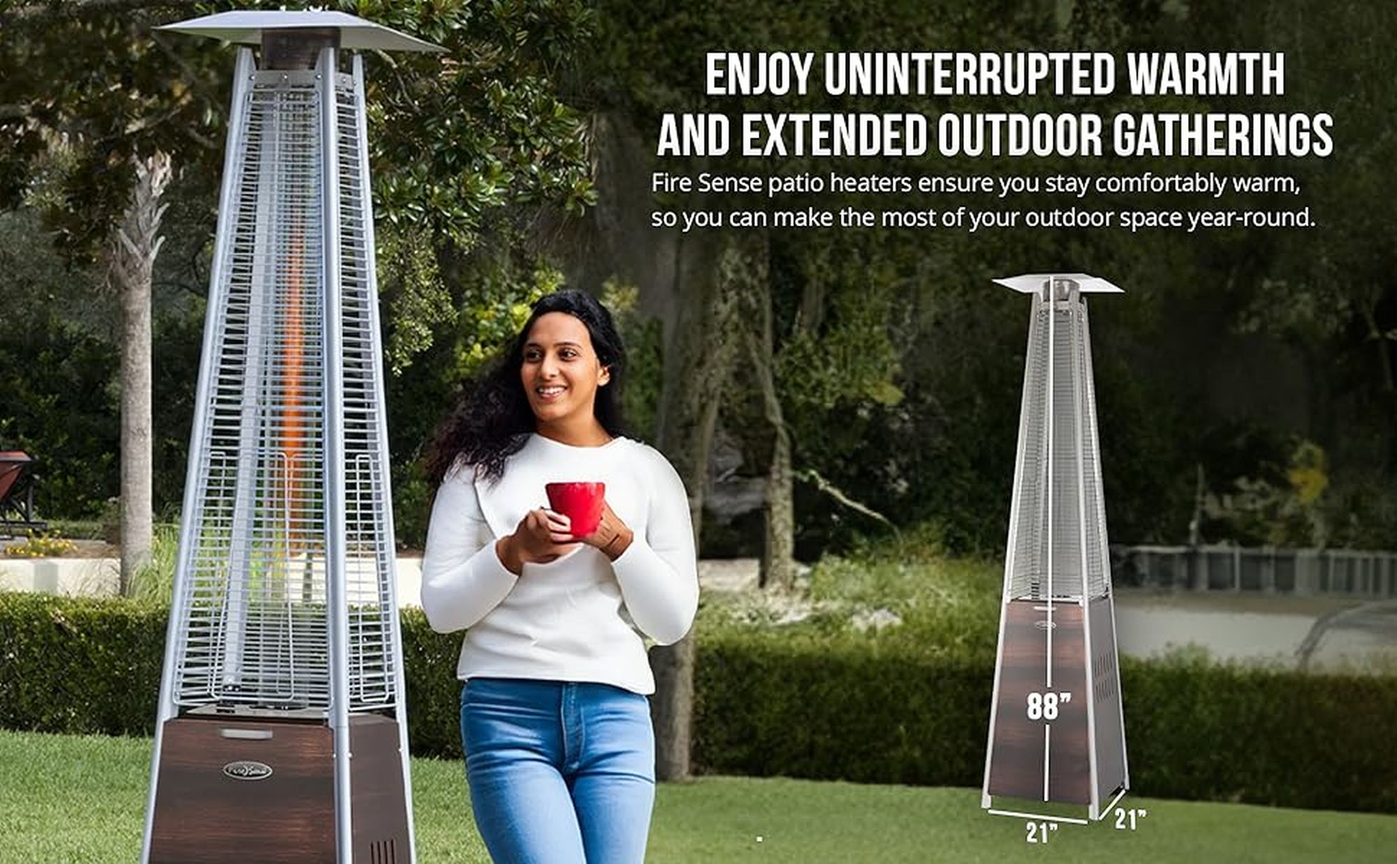 Fire Sense 62263 Outdoor-Gas-Patio-Heaters - View #14