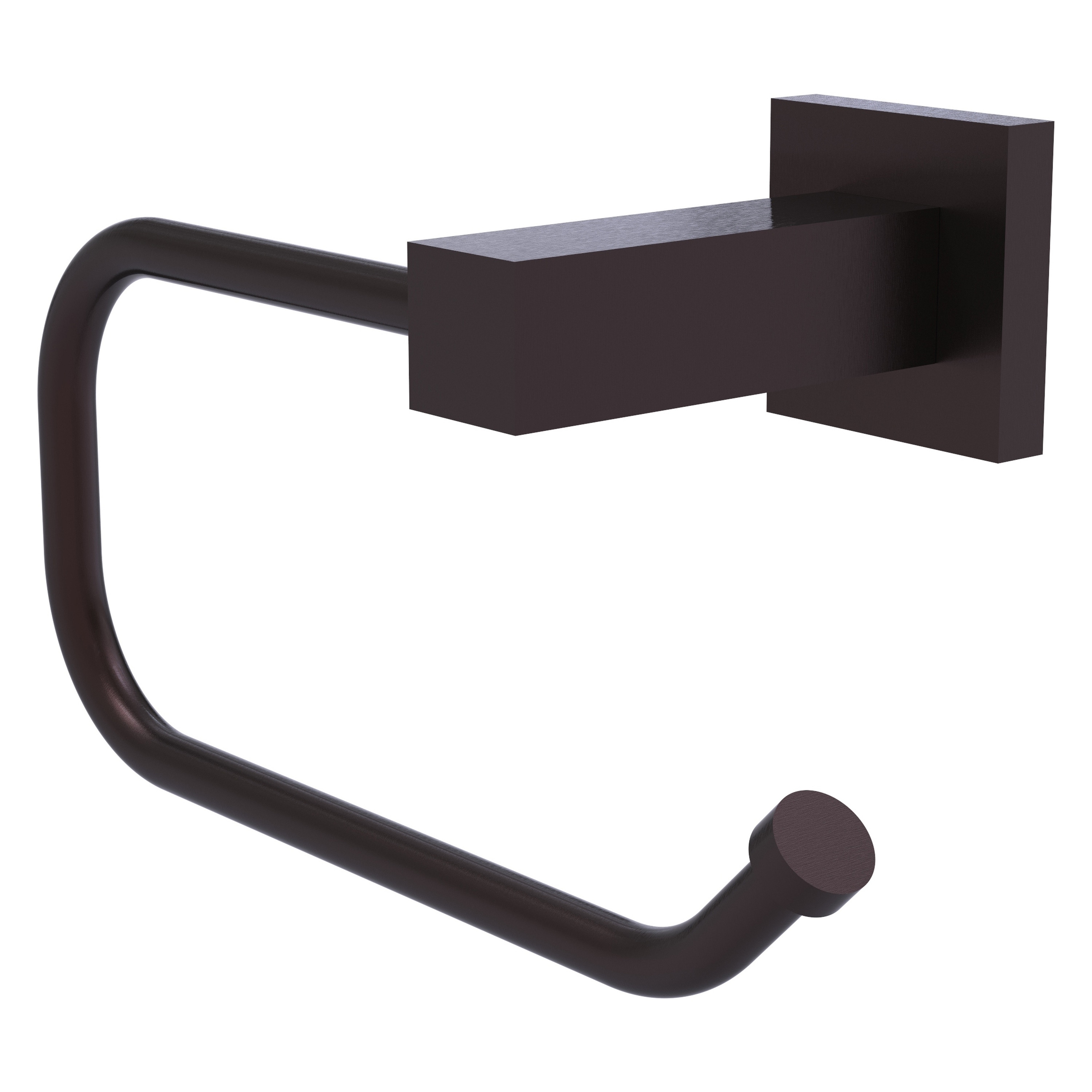Allied Brass MT-24E-ABZ Montero Antique Bronze Wall mount Single post Toilet Paper Holder 1 -Rolls with Storage