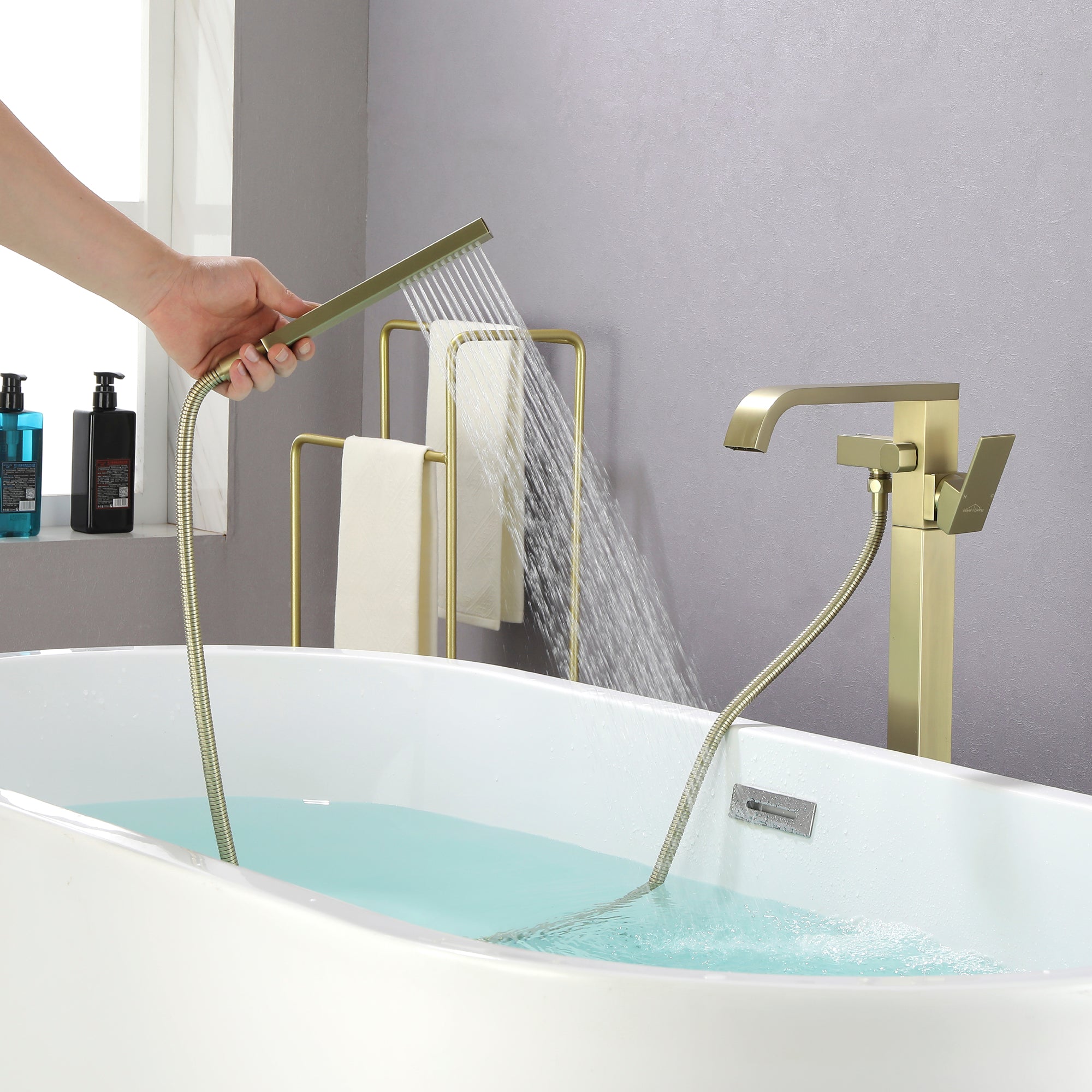 Boyel Living SMD-18004BG Roman-Tub-Faucets - View #11