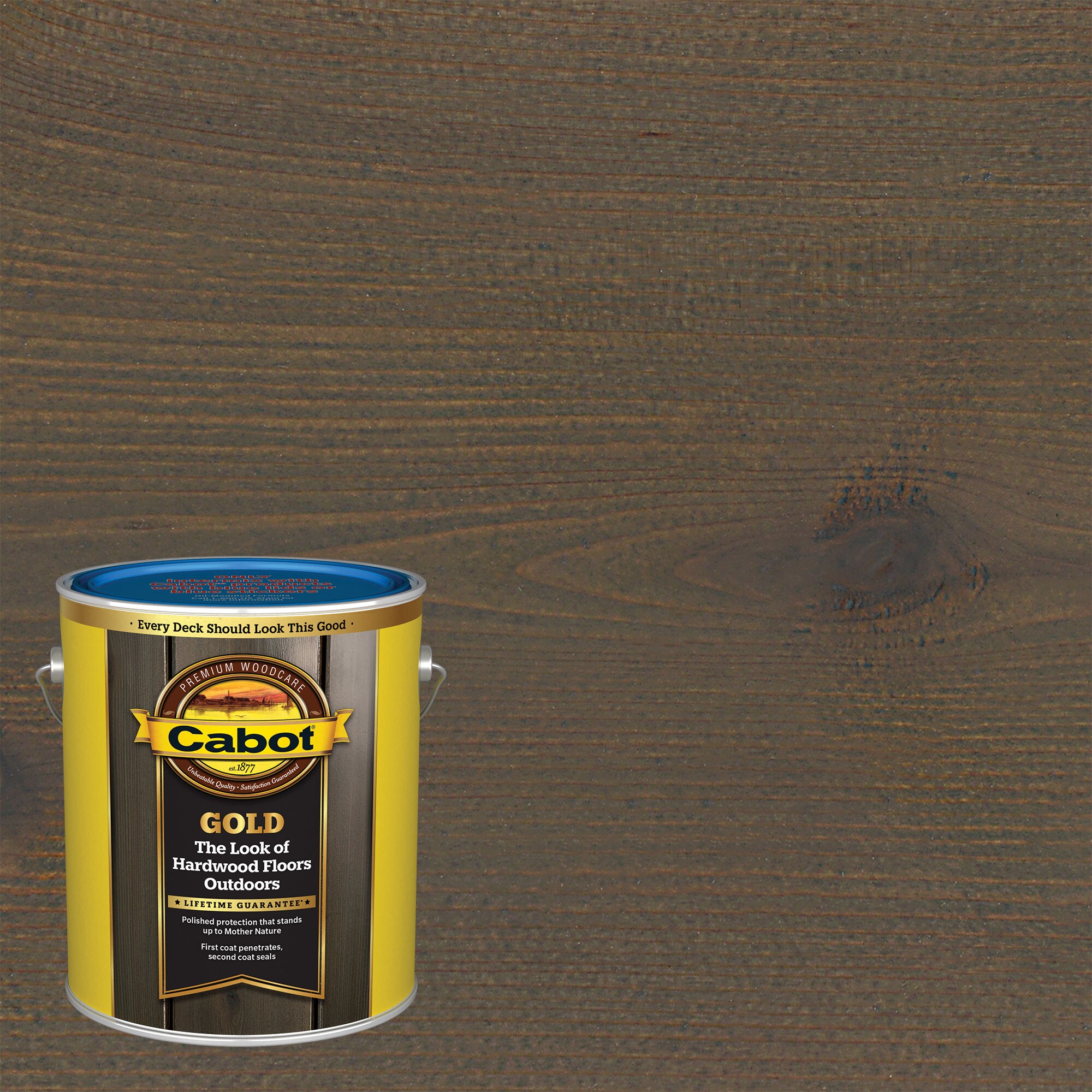 Cabot Gold Pre-tinted Starlit Gray Transparent Exterior Wood Stain and  Sealer (1-Gallon) in the Exterior Stains department at