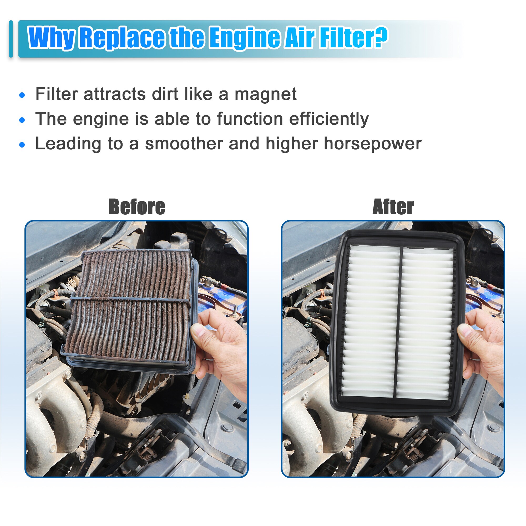 Unique Bargains S25121001UX8512 Air-Filters - View #7