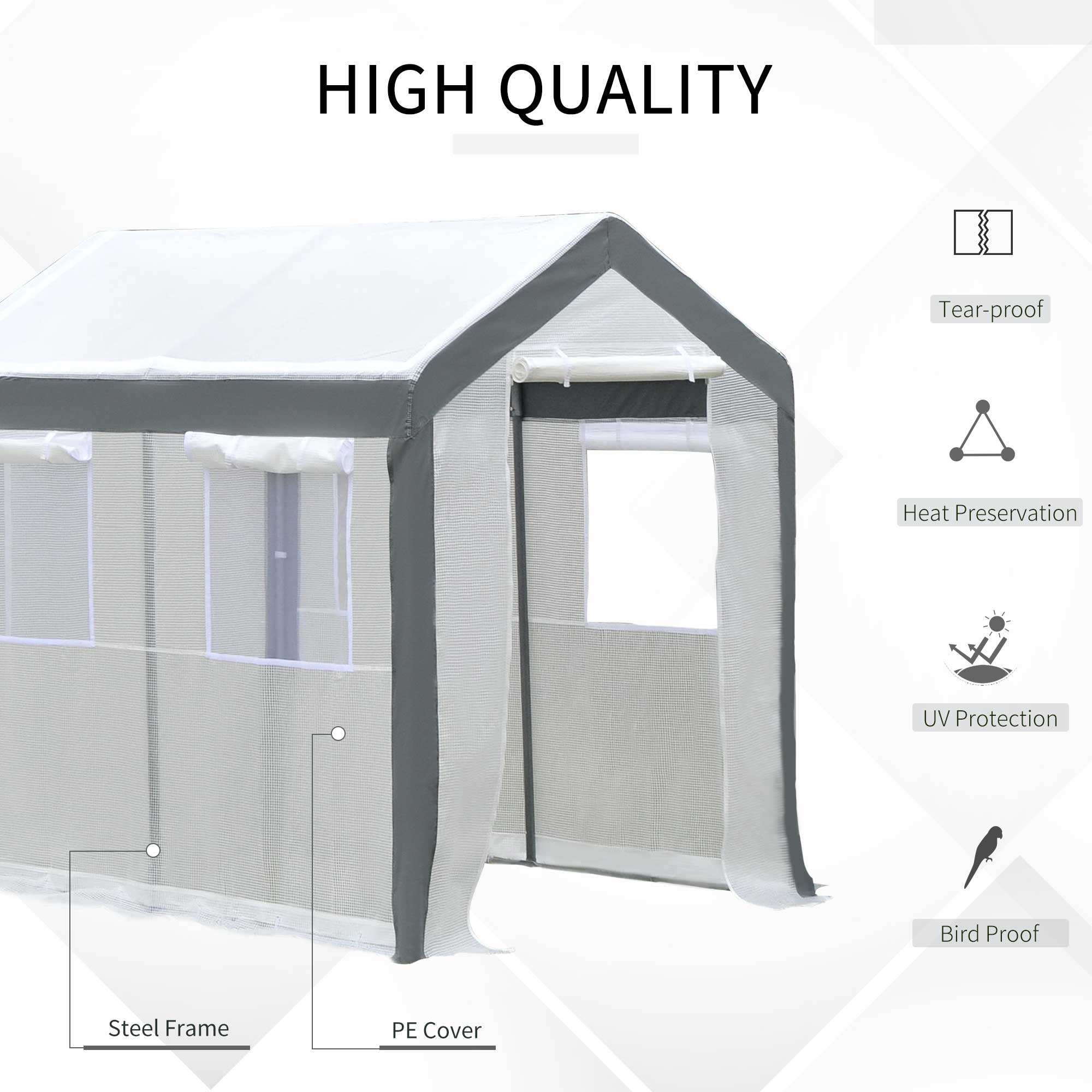 Outsunny 845-124 greenhouses - View #4