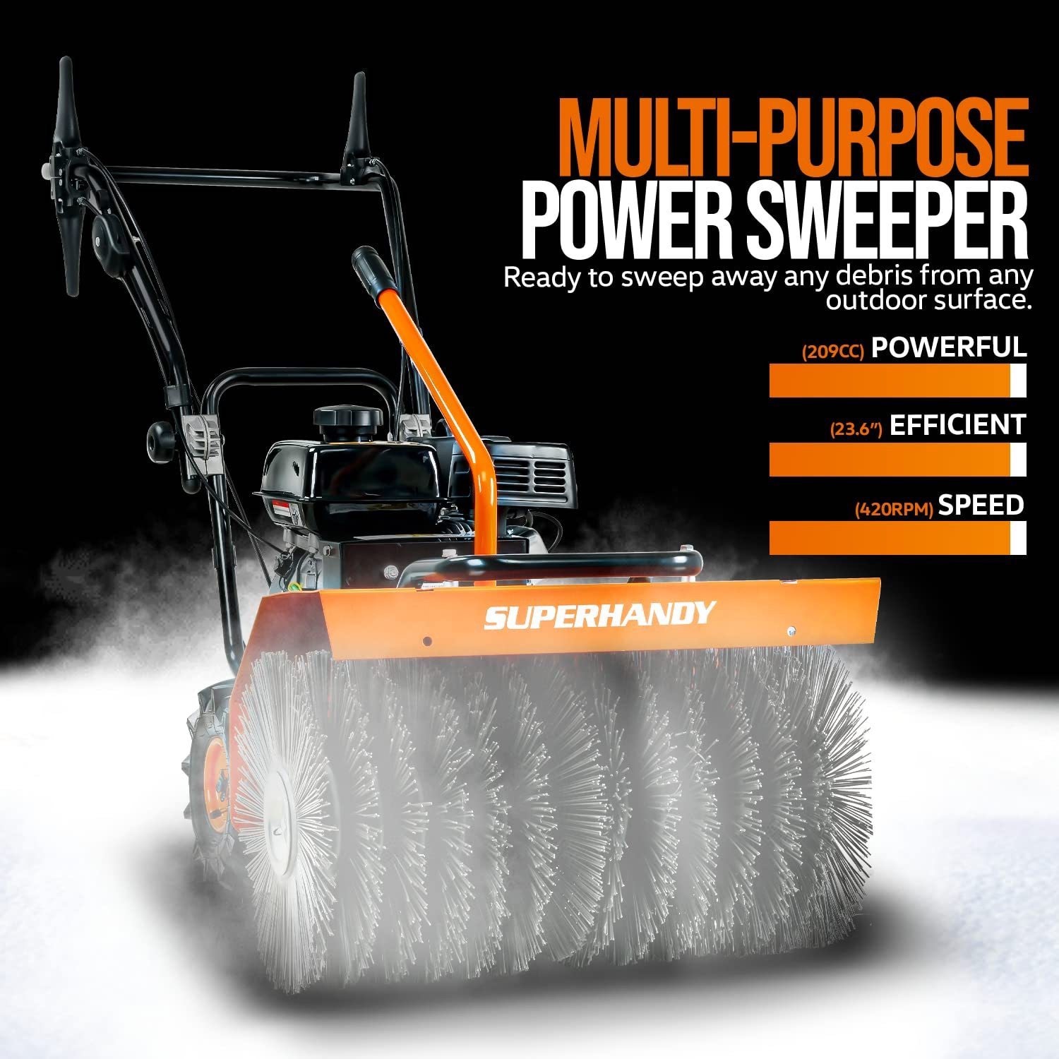 SuperHandy GUT097 lawnsweeper - View #2