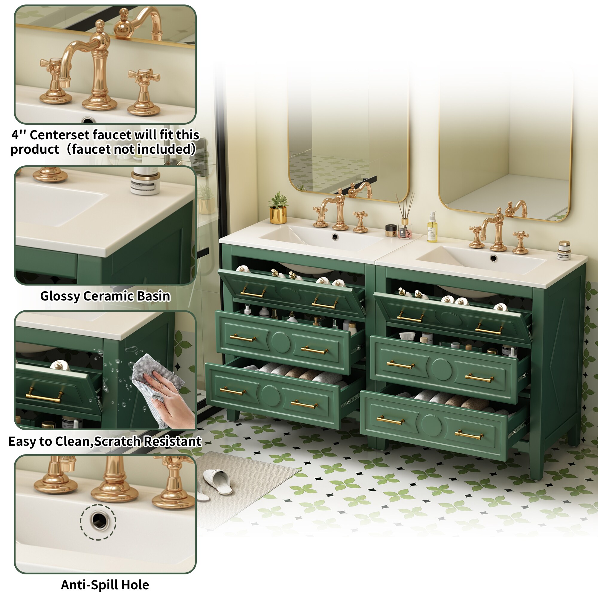 ModernLuxe L3P-N710SS00003F Bath-Vanity-Combo - View #5