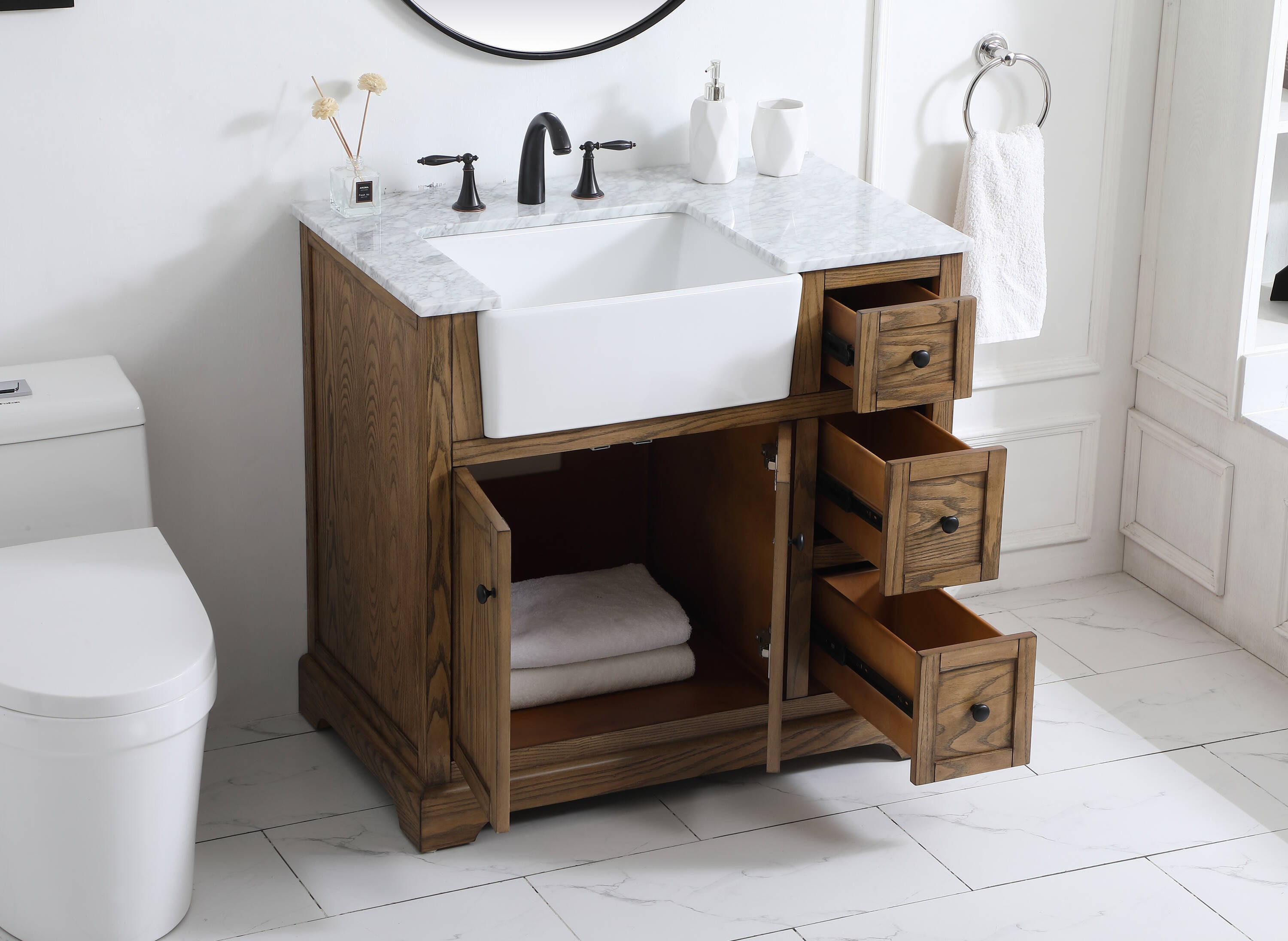 Elegant Decor HF180708DW Bath-Vanity-Combo - View #4
