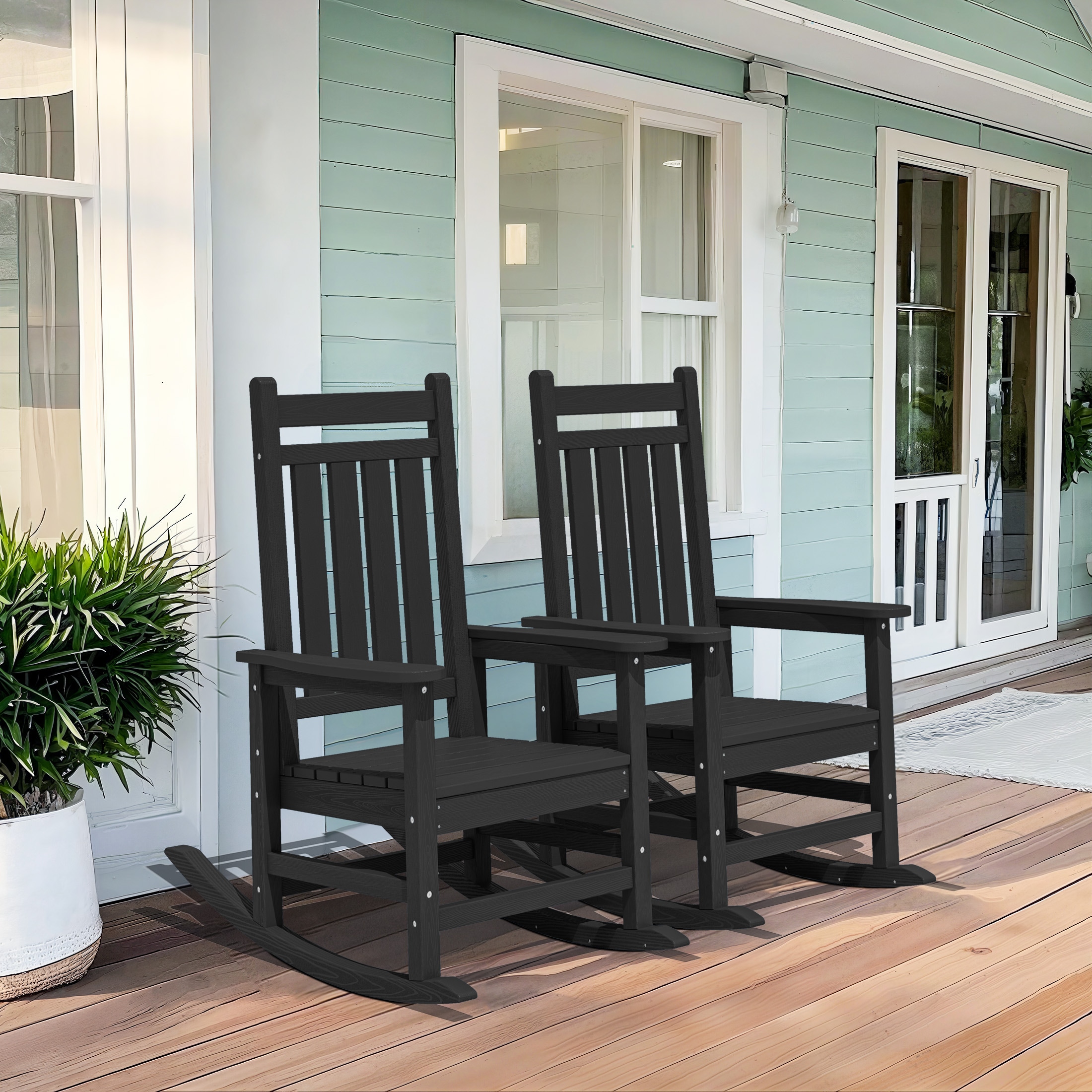 JEAREY TRGY02-BK Patio-Chairs - View #2