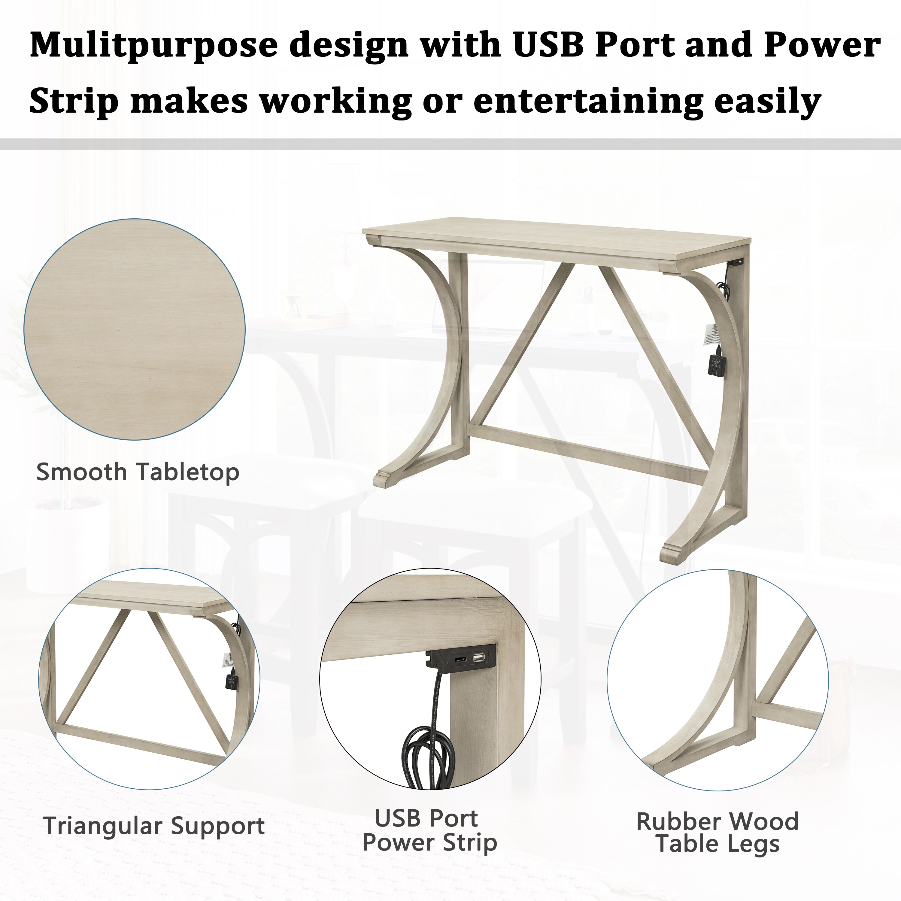 ModernLuxe L3P-N717P352068A Dining-Sets - View #14