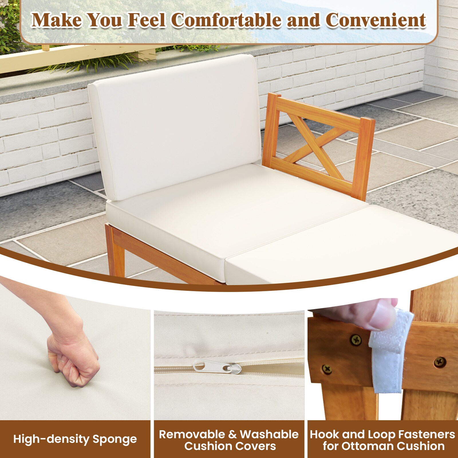 Ayelon 950WHLW4KHW72 Patio-Conversation-Sets - View #3