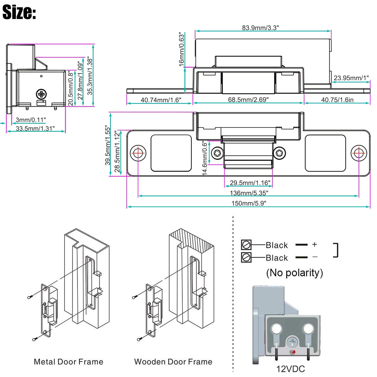 Afoxsos LAF0803F227 Electronic-Door-Locks - View #9