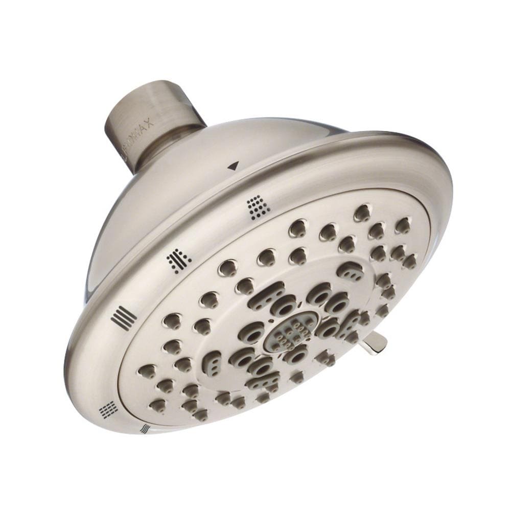 Danze Shower Brushed Nickel Round Fixed Showerhead Shower Head 2.5-GPM ...