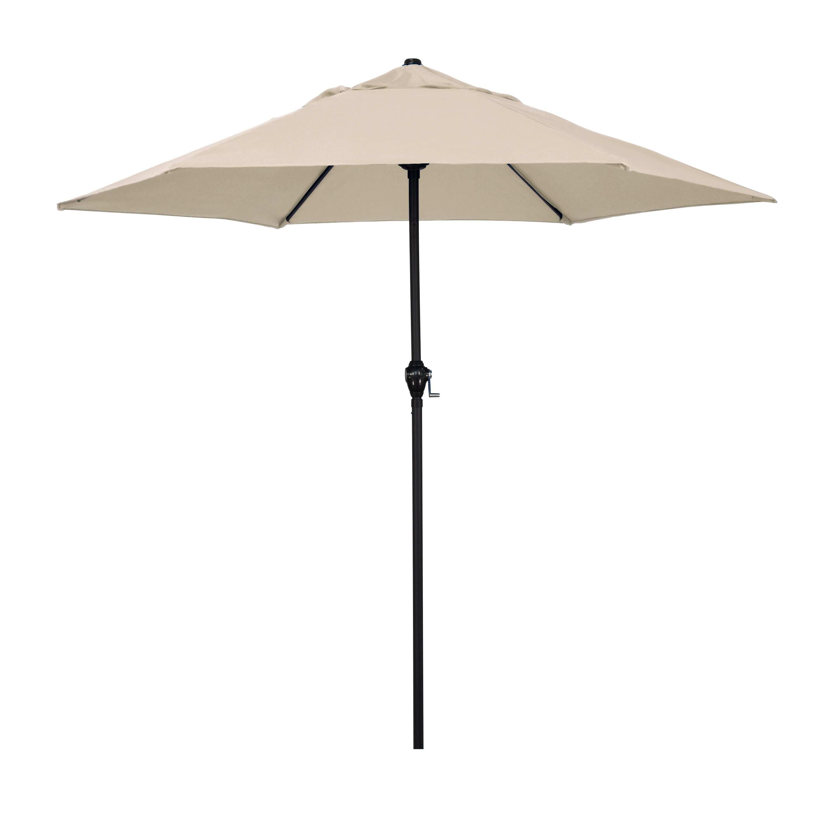 Astella 9-ft Solid Push-button Tilt Market Patio Umbrella in the Patio  Umbrellas department at