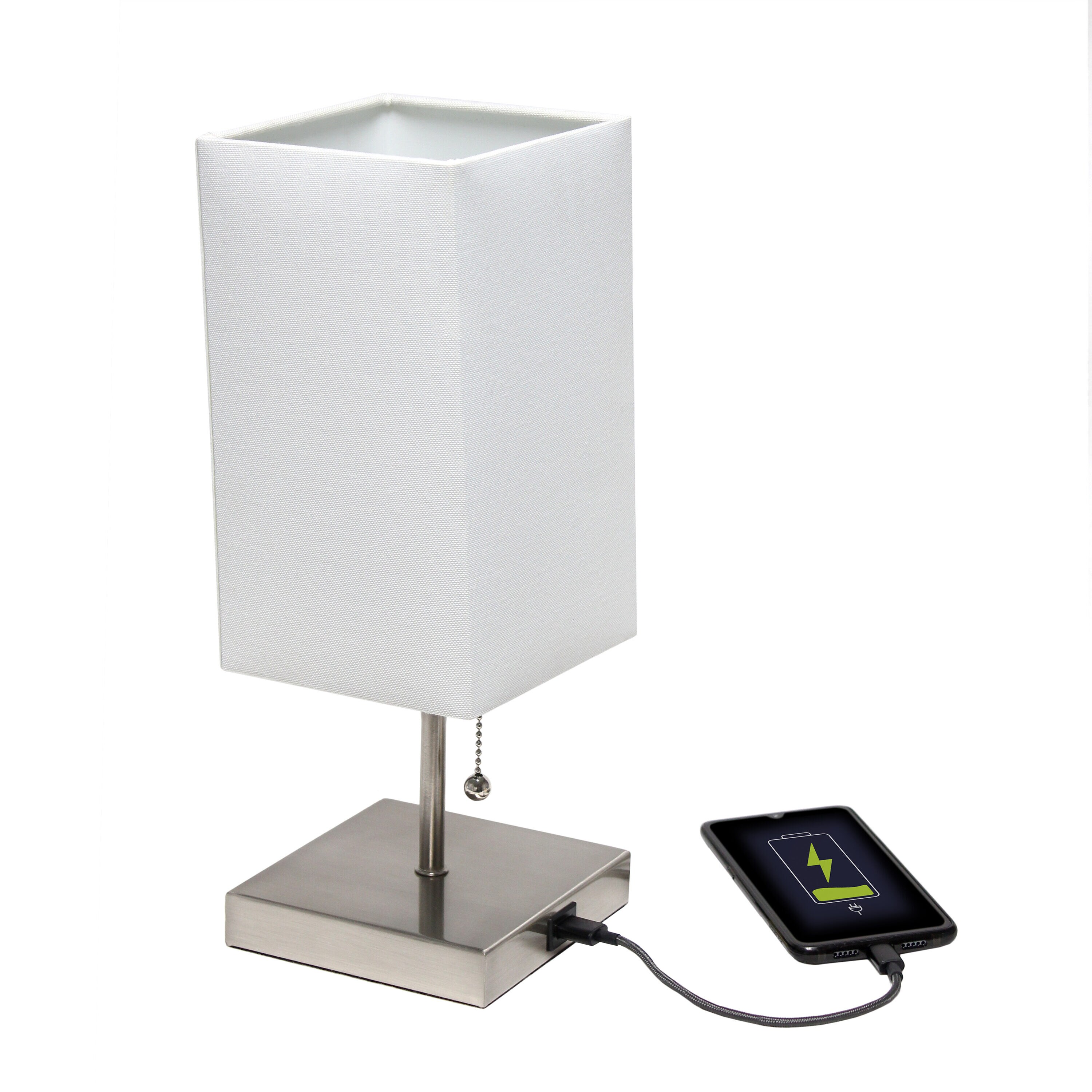 Simple Designs LC7000-WHT Table-Lamps - View #7