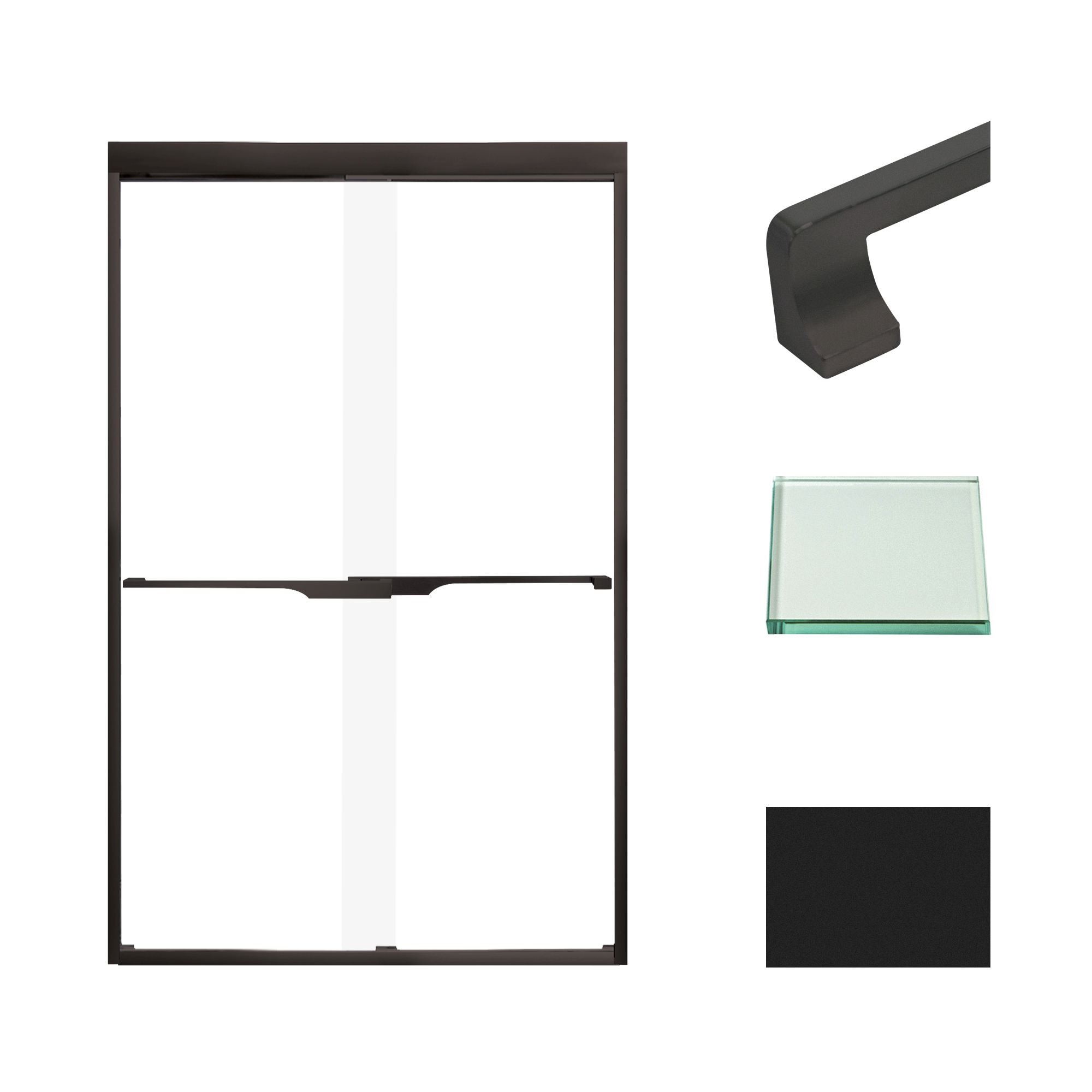 Transolid FBPT487608C-J-MB Shower-Doors - View #2