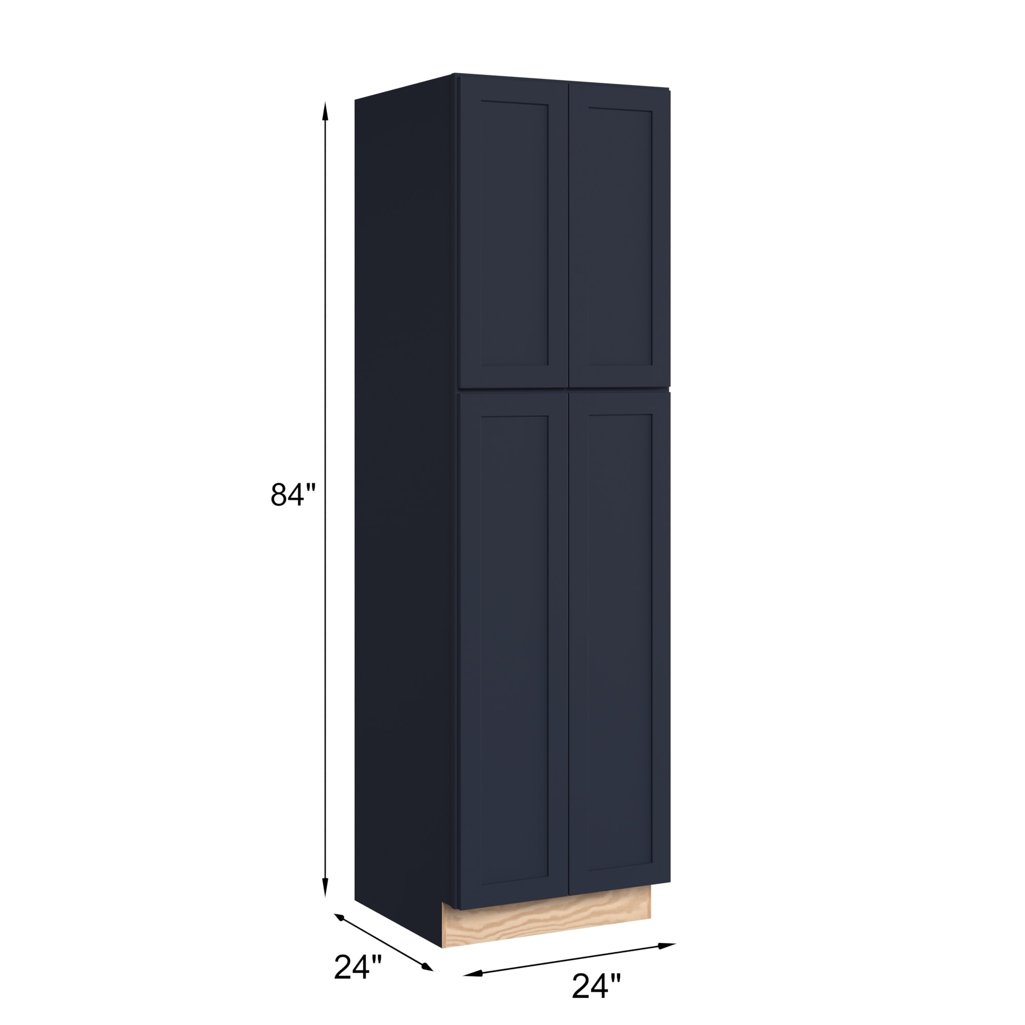 KraftMaid Momentum U242484.ET.SHG77 Cabinets-Kitchen - View #3
