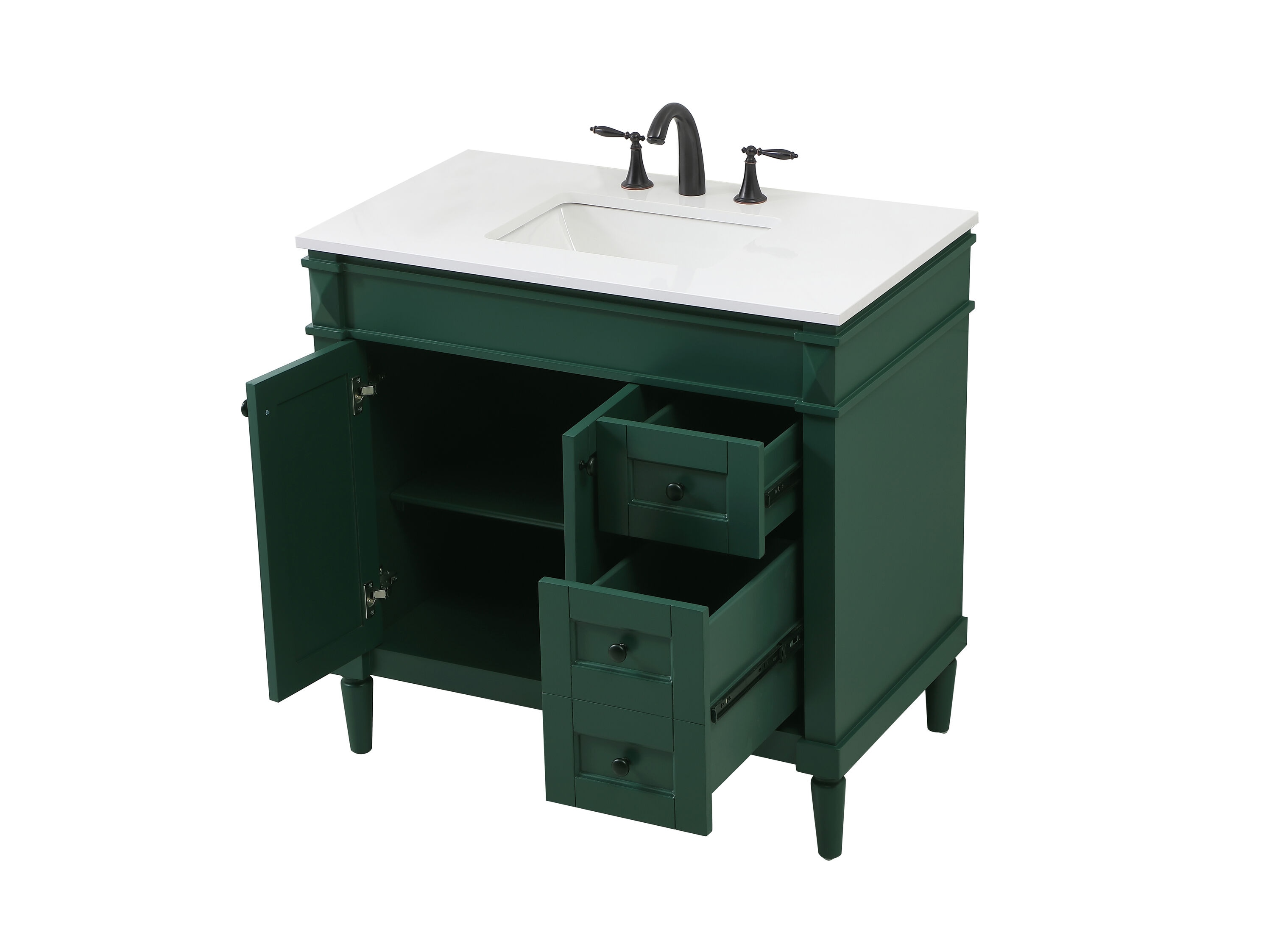 Elegant Decor HF95508GN Bath-Vanity-Combo - View #5