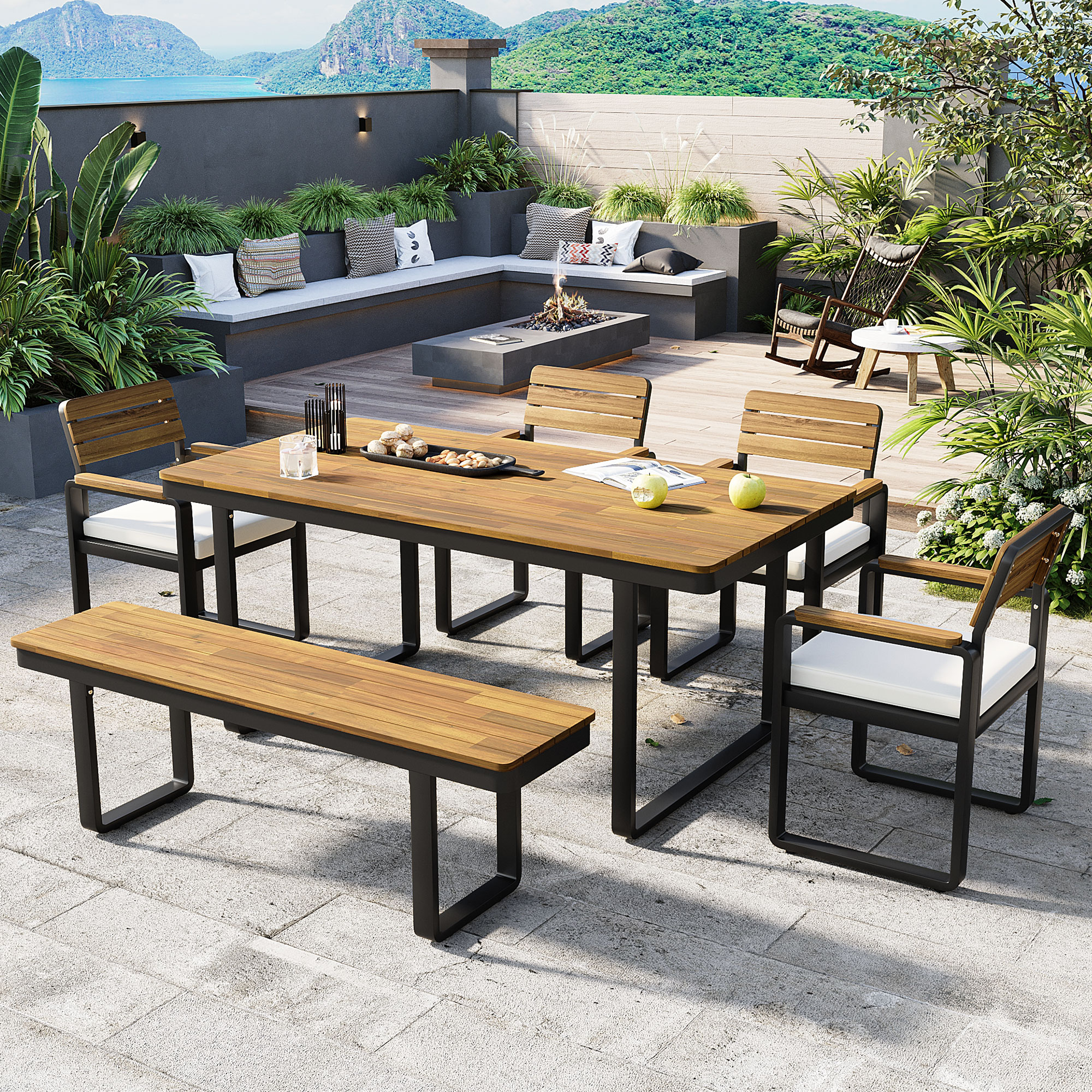 Forclover GAL4-03 Patio-Dining-Sets - View #2