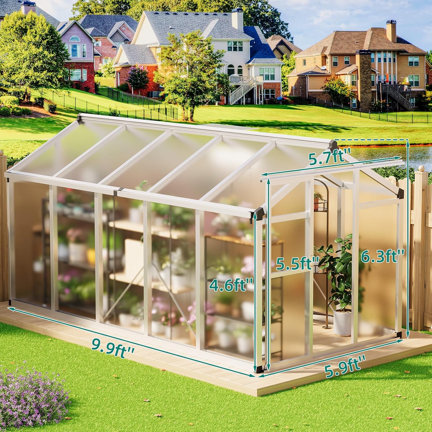 Qeetex DHZ-PHO-15HN6D7J greenhouses - View #3
