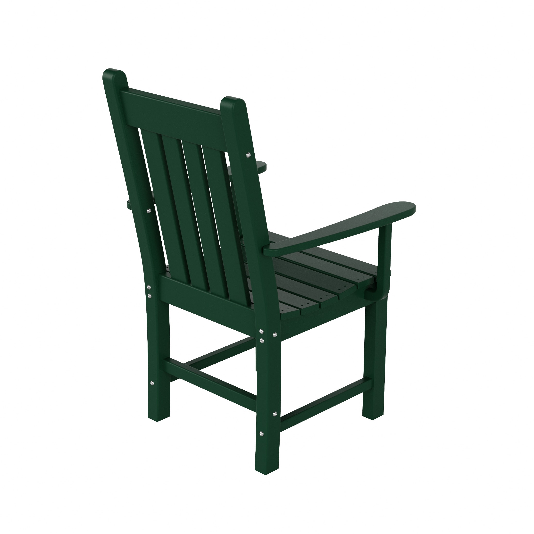Laguna Dark Green Outdoor Patio Dining Armchair
