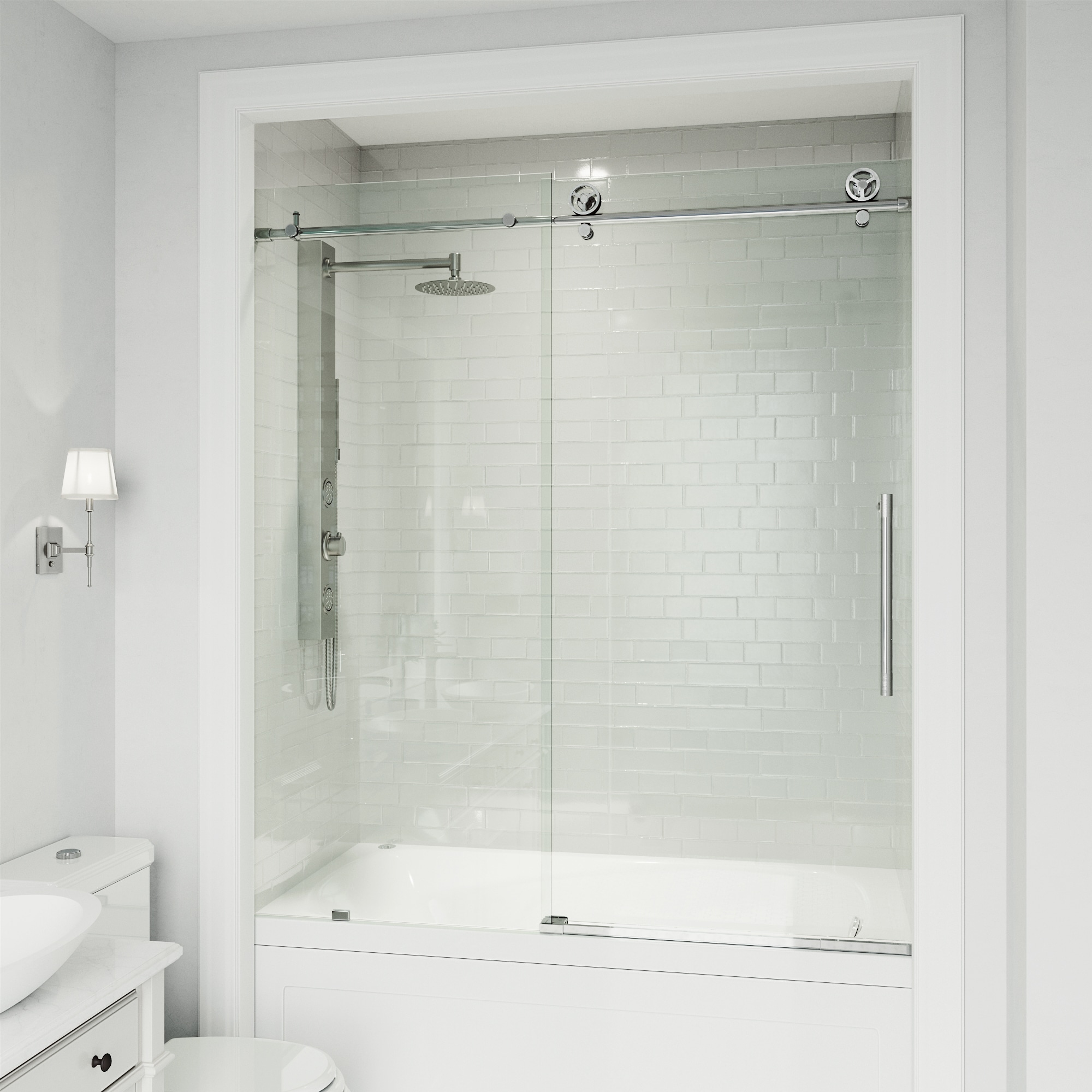 VIGO VG6044CHCL6066 Bathtub-Doors - View #5
