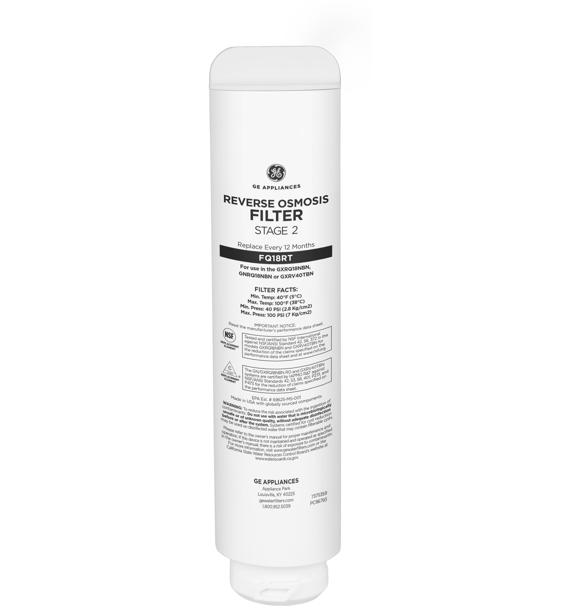 GE FQ18RT Replacement-Water-Filters-Cartridges - View #3
