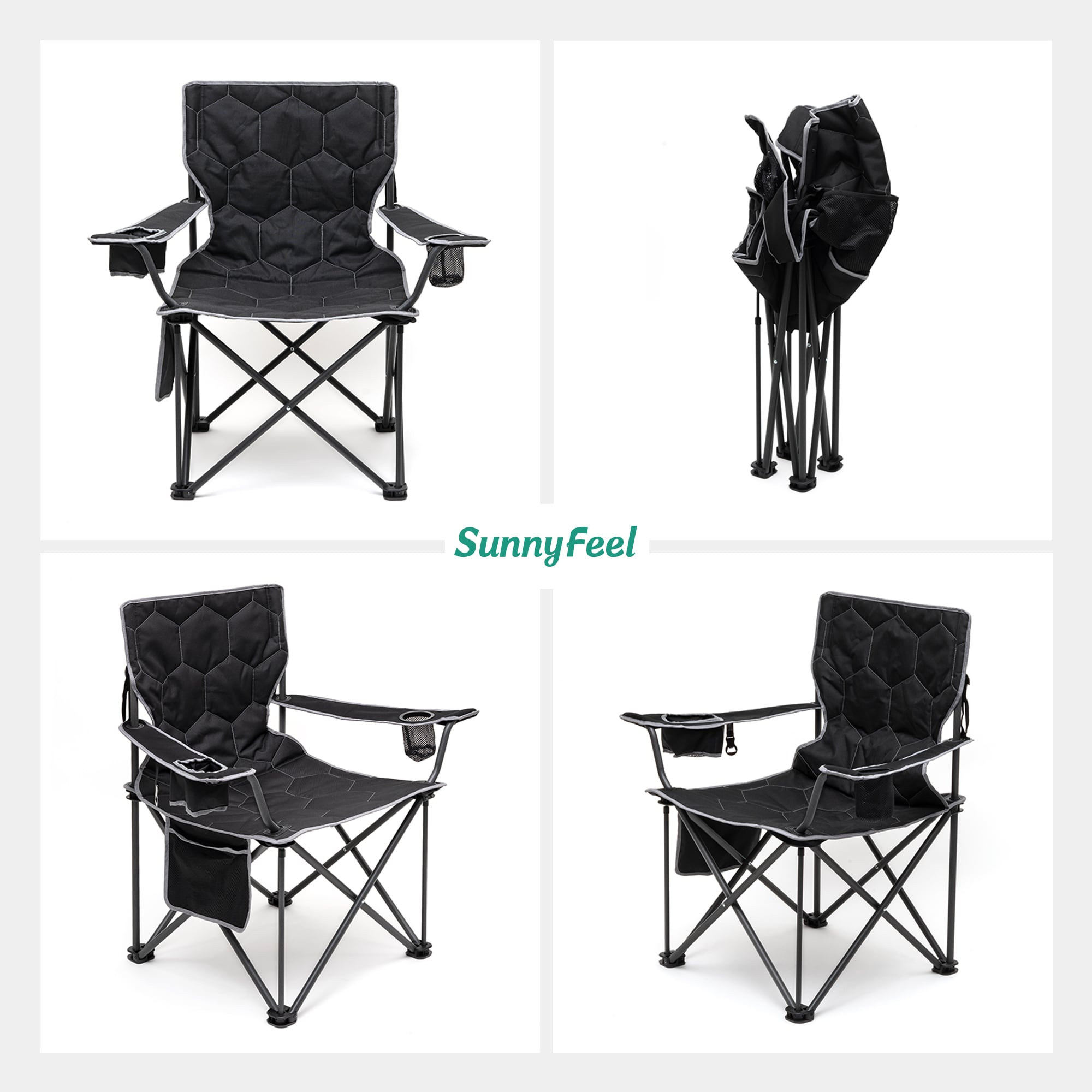 Clihome CL-P2AC2418BGY1 Beach-Camping-Chairs - View #7