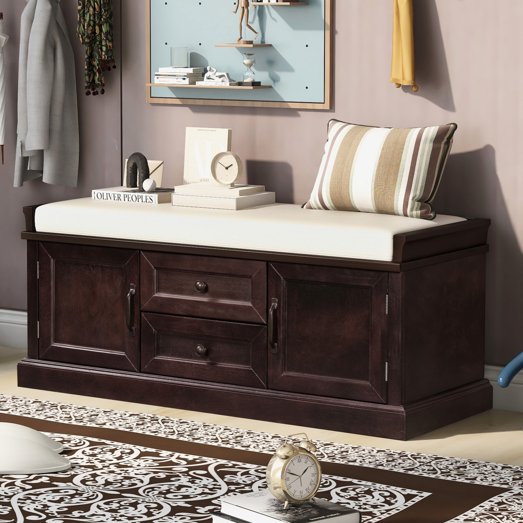 Dexmalle WF288172AAP Espresso Storage Bench