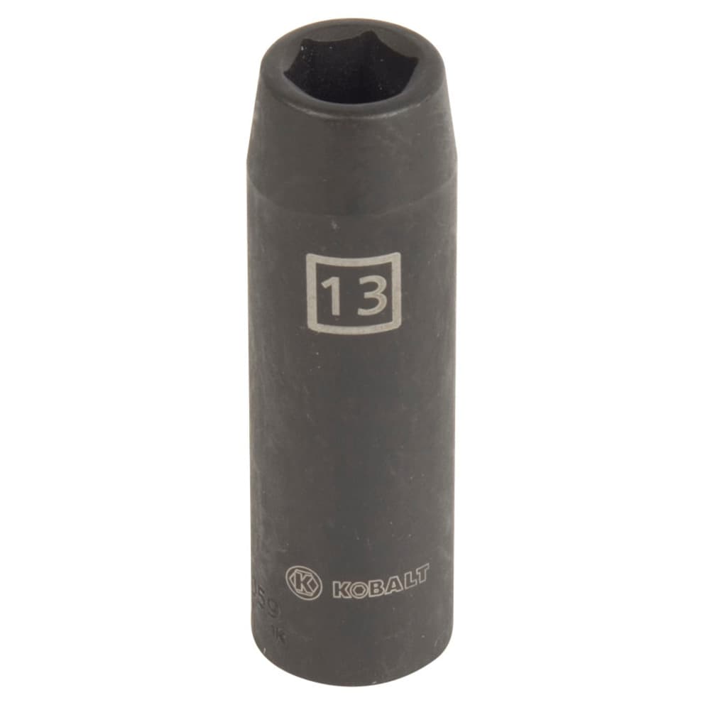 Kobalt 85375 Metric 1/2-in Drive 13mm 6-point Impact Socket Individual