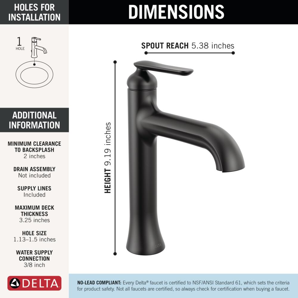Delta 645-BL-DST Lavatory-Faucets - View #5