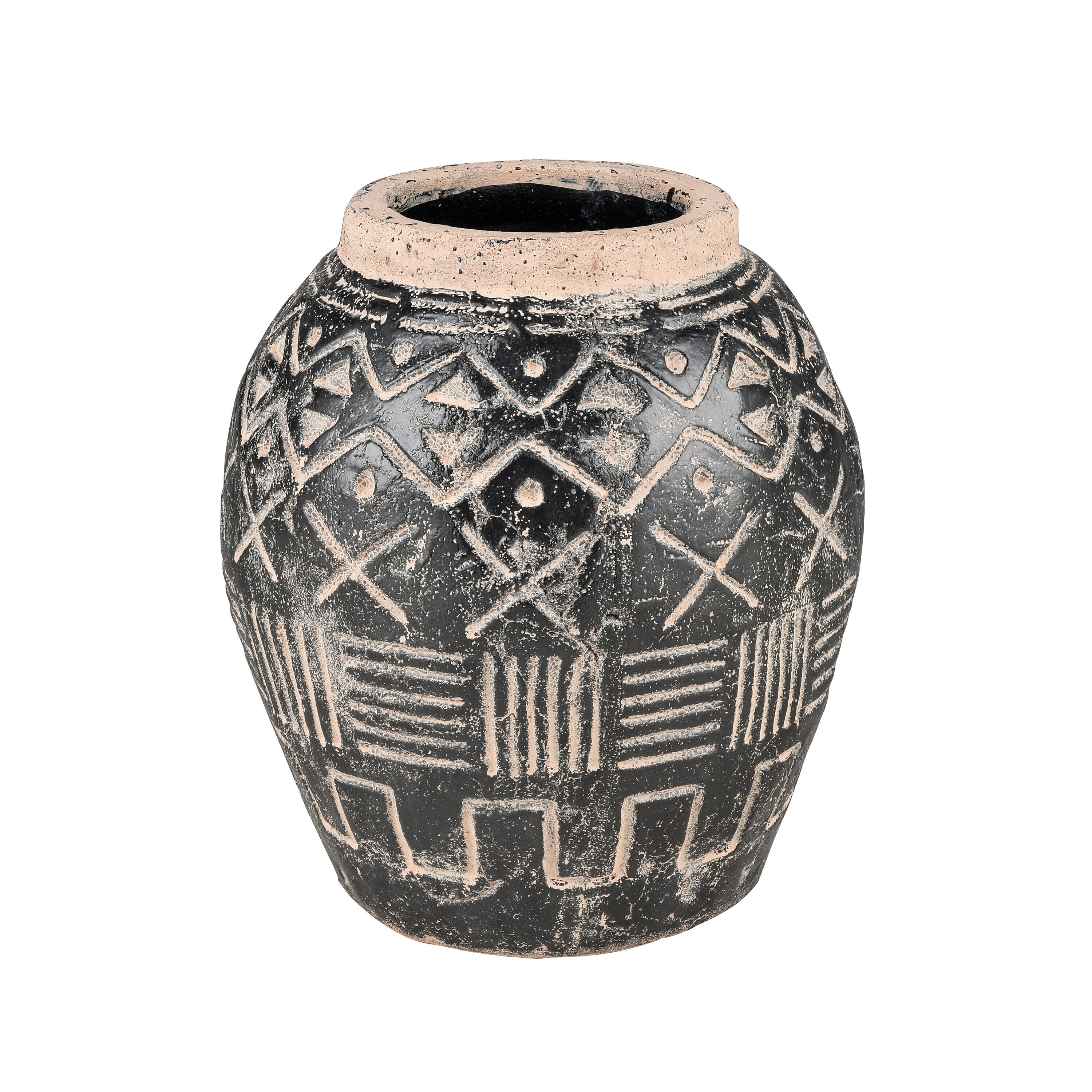 Westmore by ELK Lighting LW-221104016 Black Stone Scandinavian Vase