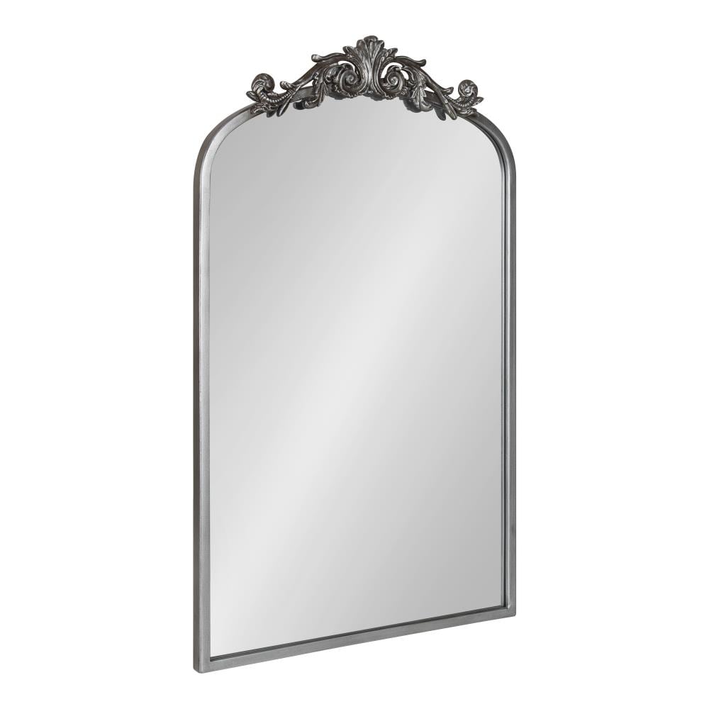 Kate And Laurel Arendahl 19 In W X 30 75 In H Arch Silver Framed Wall Mirror 220240 At