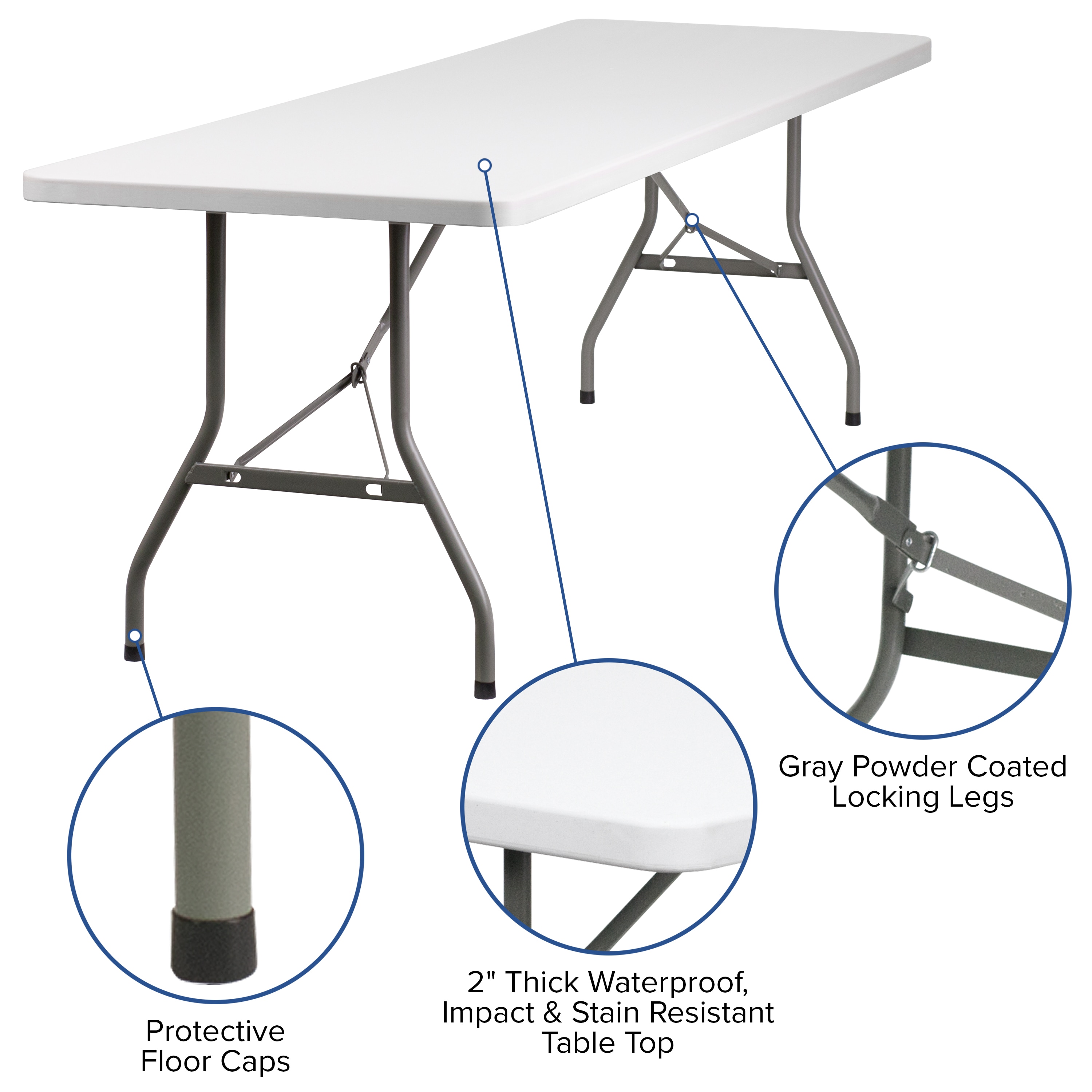 Flash Furniture 847254034784 Folding-Tables - View #6