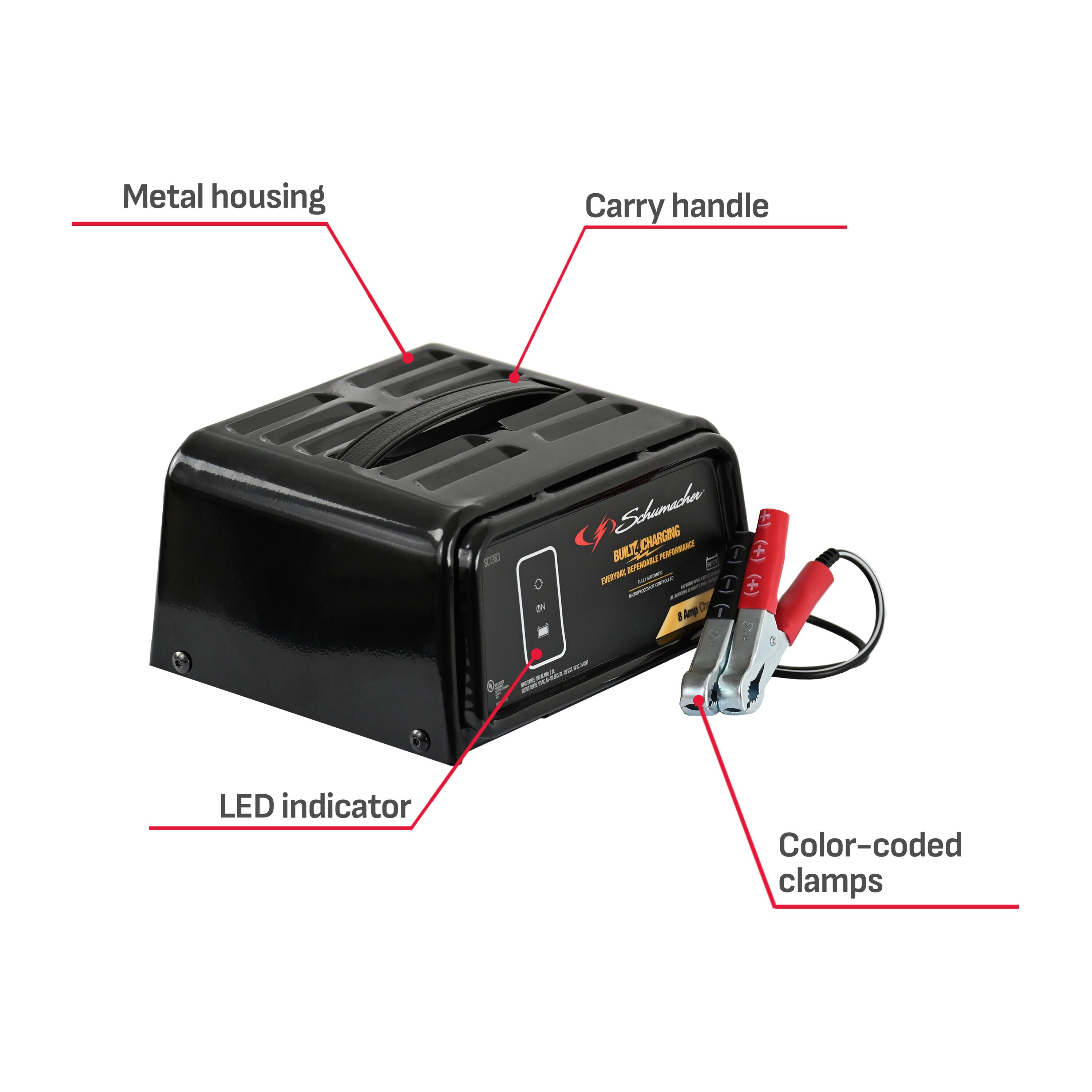 Schumacher Electric 8-Amp 6/12-volt Car Battery Charger